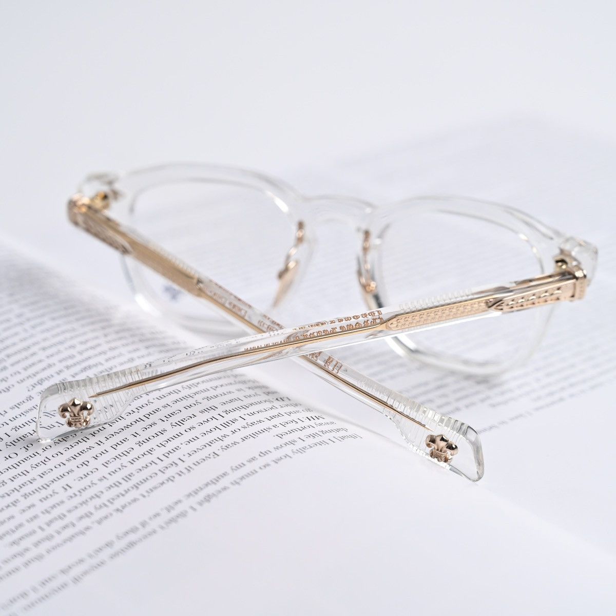 Chrome Hearts CHROME HEARTS CHIRP CHIRP-A CRYSTAL - 18KGP GLASSES Size ONE SIZE - 11 Thumbnail