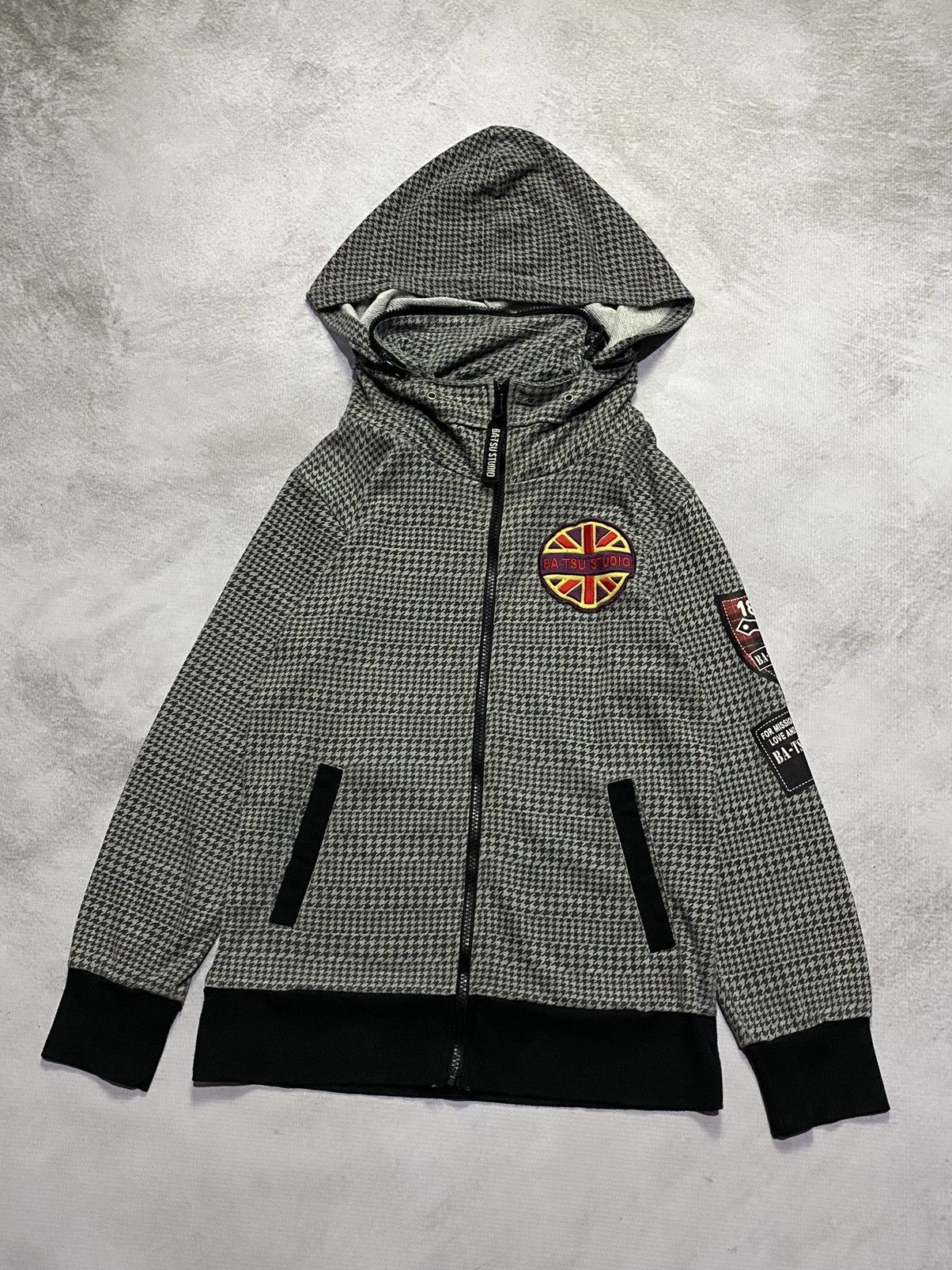 Japanese Brand Batsu Studio Bono Zip Hoodie Size US M / EU 48-50 / 2 - 6 Thumbnail
