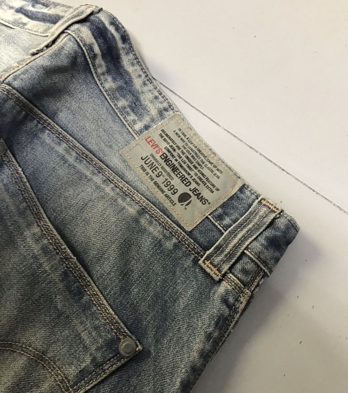 Levi's Vintage Levi’s engineer jeans denim Size US 34 / EU 50 - 3 Thumbnail