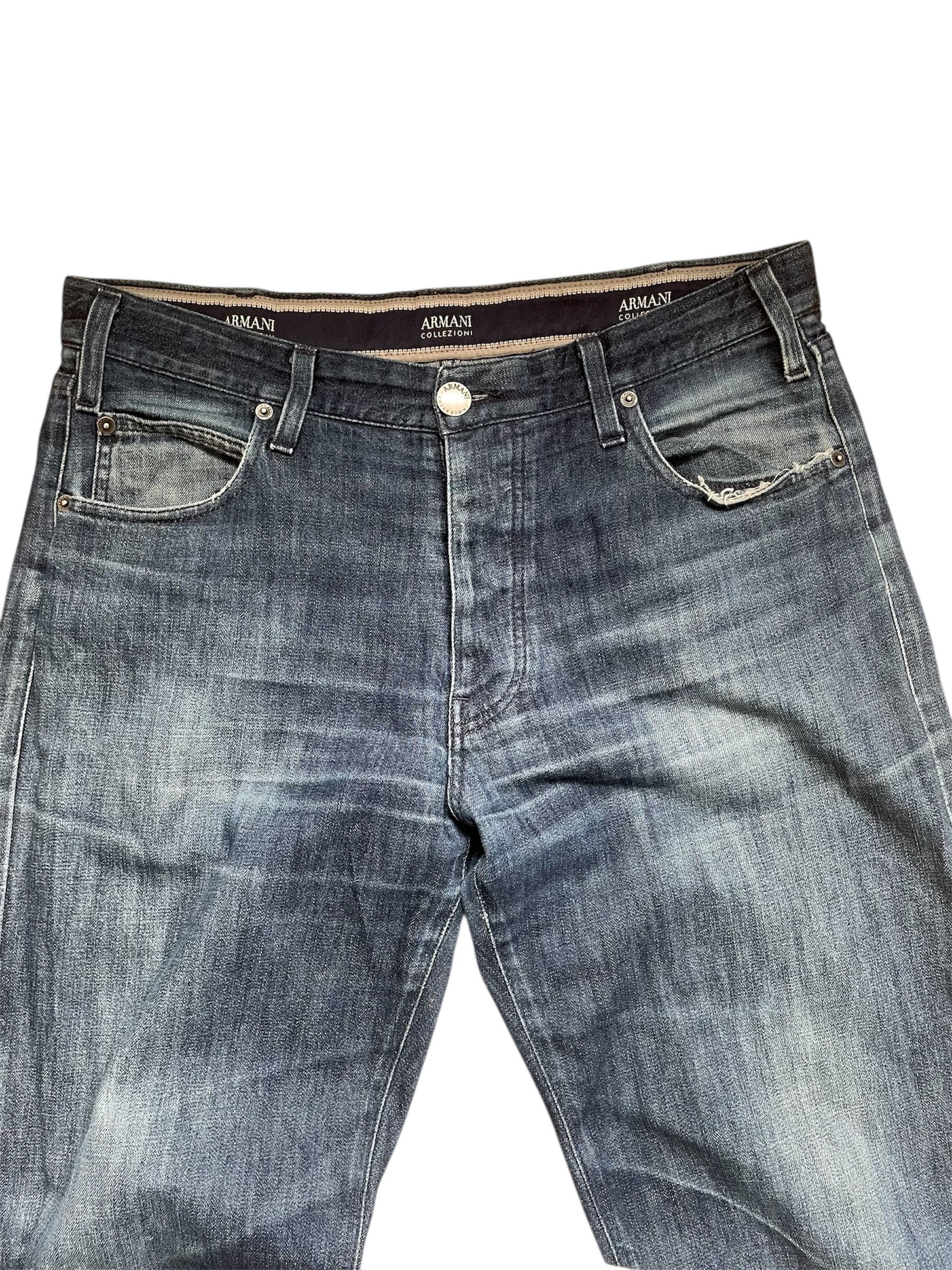 Armani Collezioni × Giorgio Armani Vintage Armani Collezioni Baggy Pants Size US 33 - 4 Thumbnail