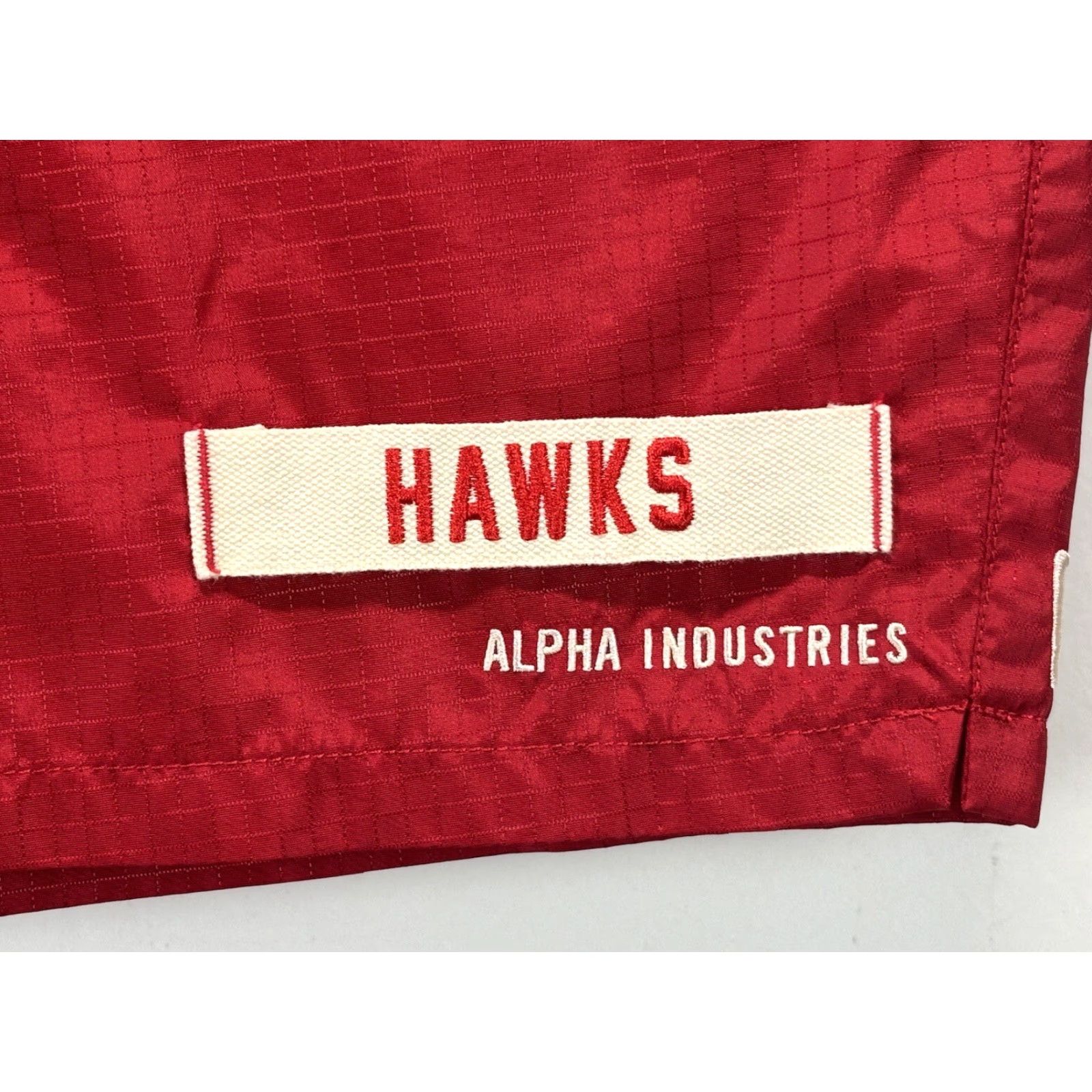 Alpha Industries Alpha Industries Atlanta Hawks Rip Stop Shorts Sz X-Large Mens Red Belted NBA Size US 36 / EU 52 - 2 Thumbnail