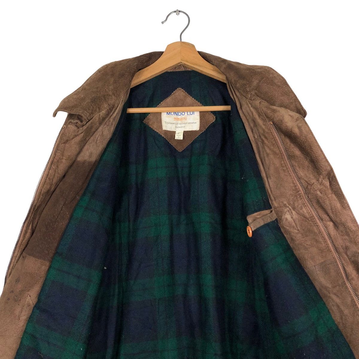 Japanese Brand 🔥Vintage Long Leather Jacket Mondo Lui Issey Miyake Blanket Size US M / EU 48-50 / 2 - 14 Thumbnail