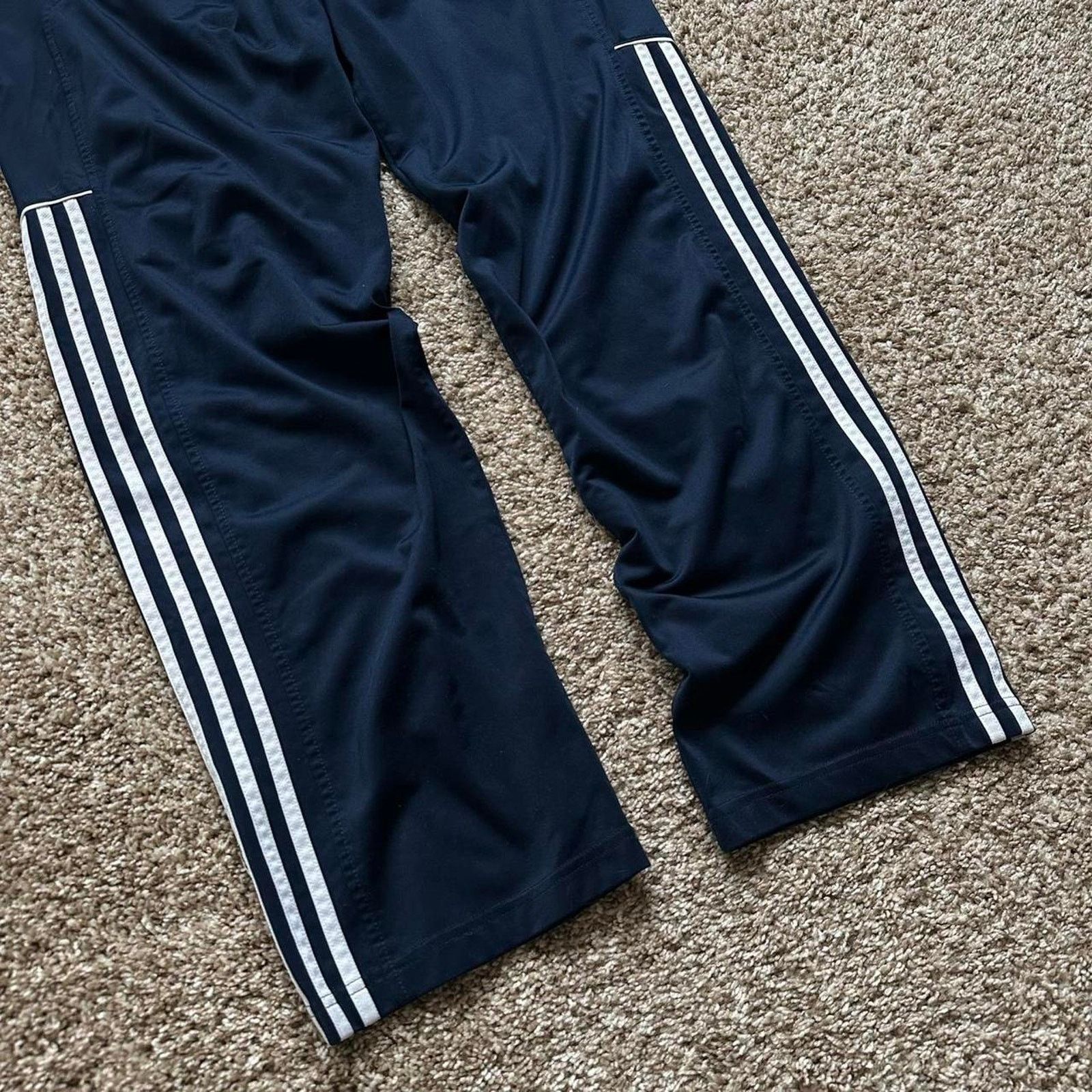 Adidas Vintage 00s Adidas Striped Track Sweatpants Size US 32 / EU 48 - 6 Thumbnail