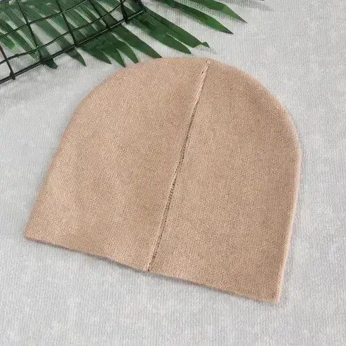 Other Beige Knit Slouchy Beanie Hat 2024 Size ONE SIZE - 2 Thumbnail