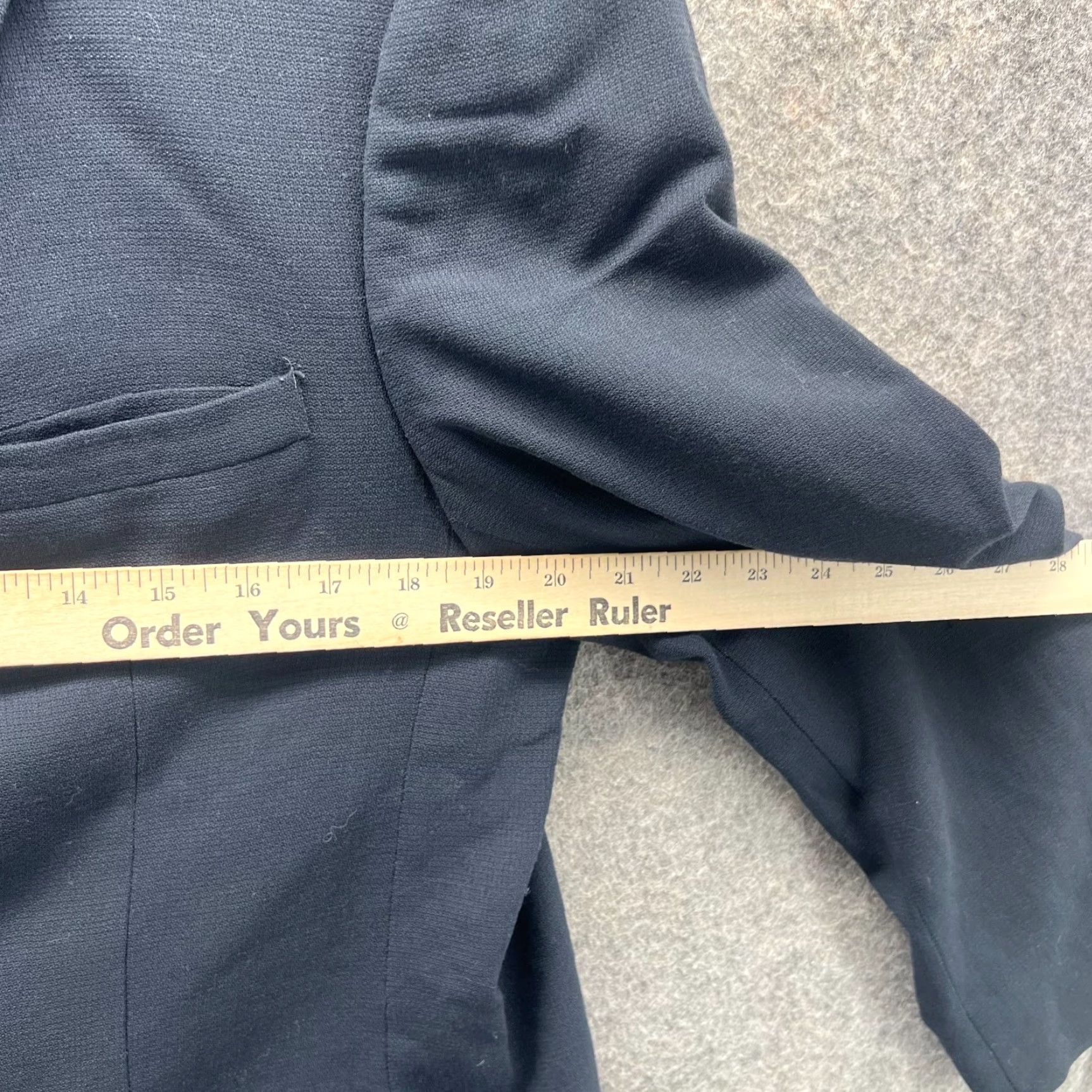 Versace VERSACE Blazer Mens 40 Blue Classic V2 Jacket Single-Breasted Sport Coat Dress Size 40R - 4 Thumbnail