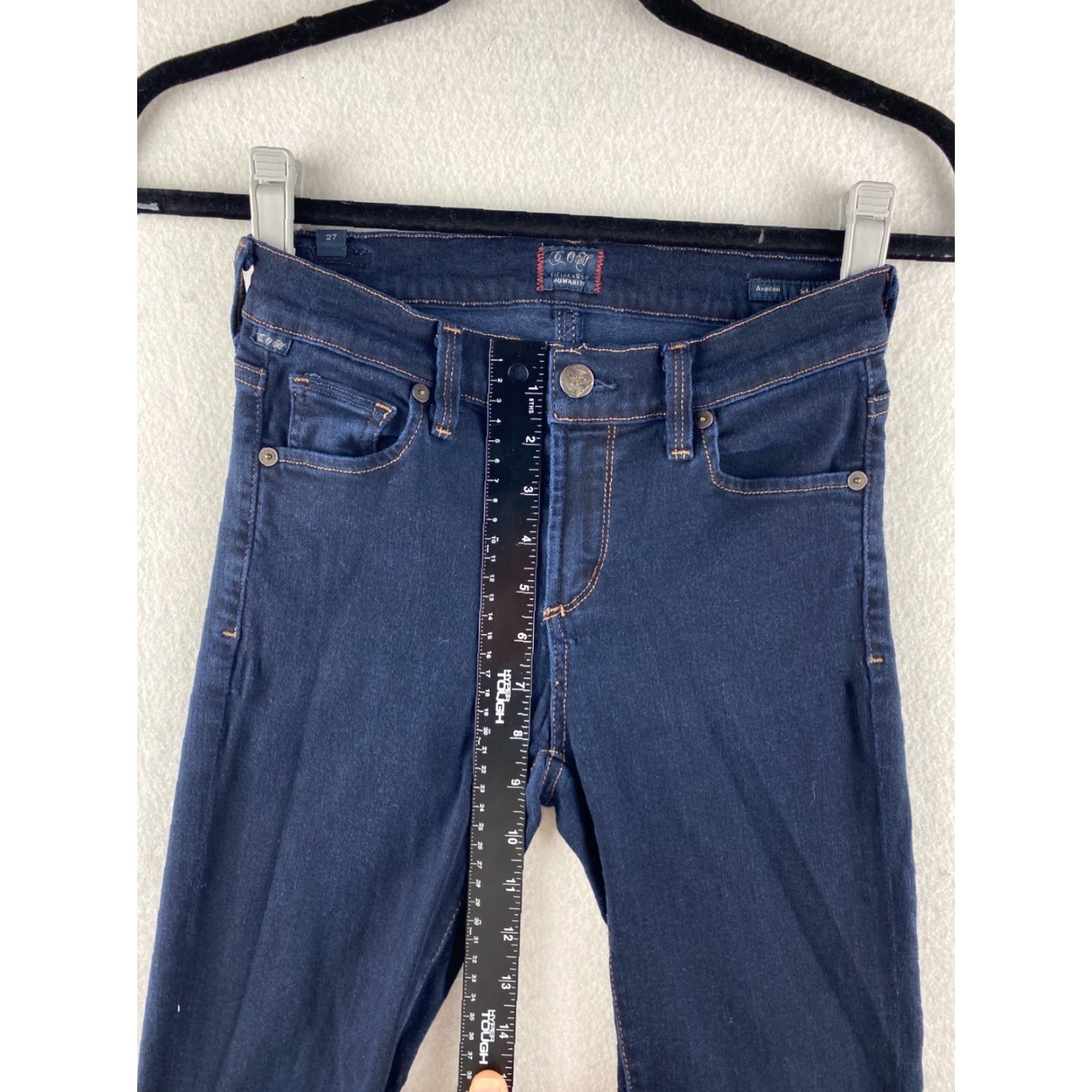 Citizens Of Humanity Citizens of Humanity Jeans Womens 27 Avedon Slick Skinny Blue Stretch Denim USA Size 27" / US 4 / IT 40 - 3 Thumbnail