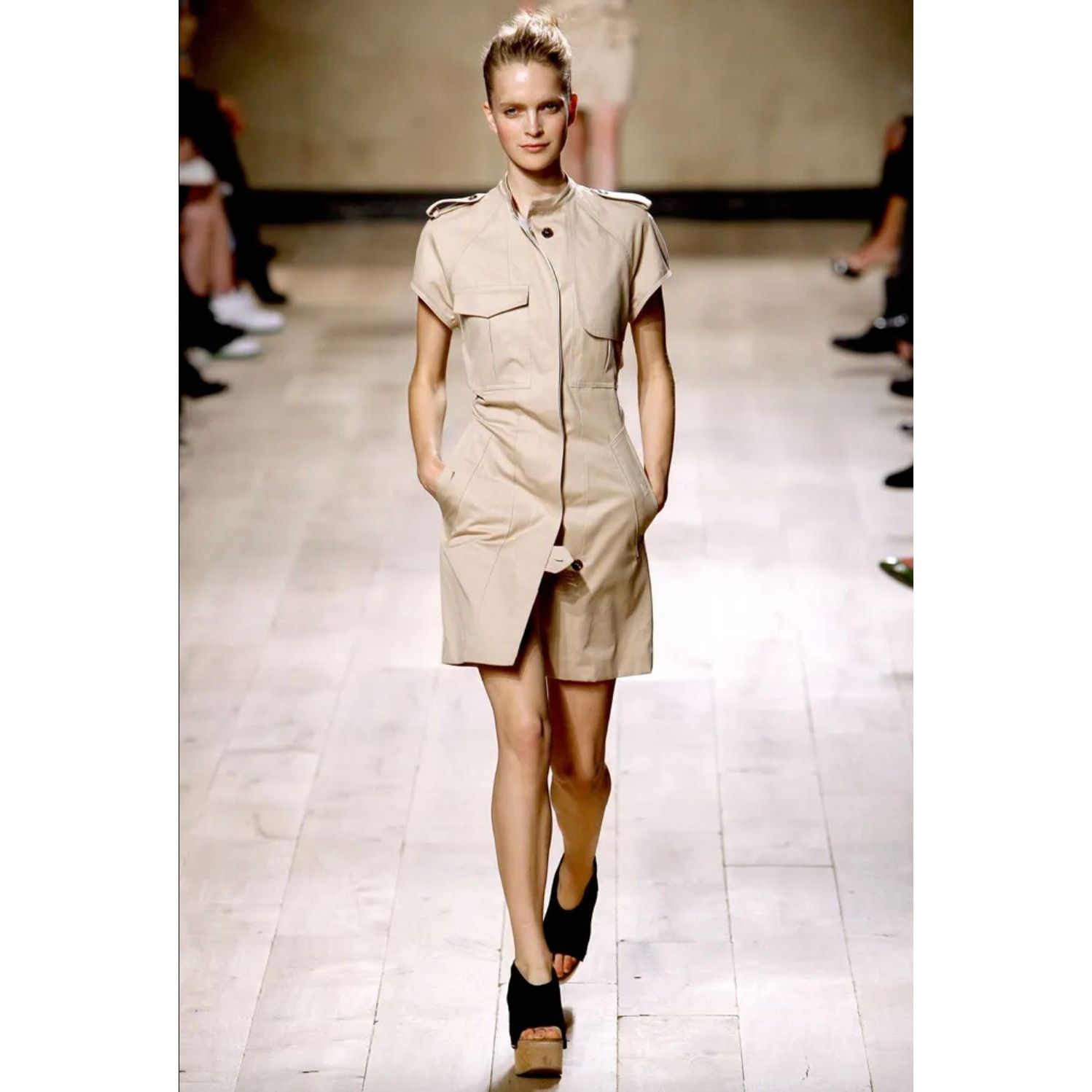 image of Celine Phoebe Philo Ss 2010 Beige Dress, Women's (Size Small)