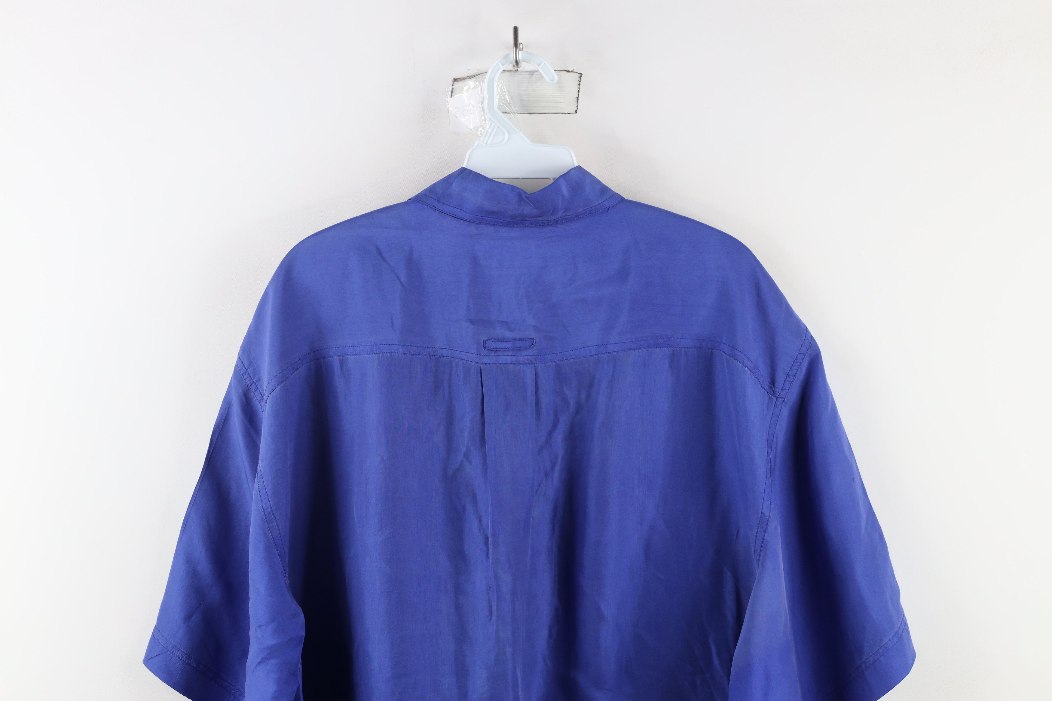 Vintage Vintage 90s Streetwear Short Sleeve Collared Button Shirt Size US XL / EU 56 / 4 - 9 Thumbnail