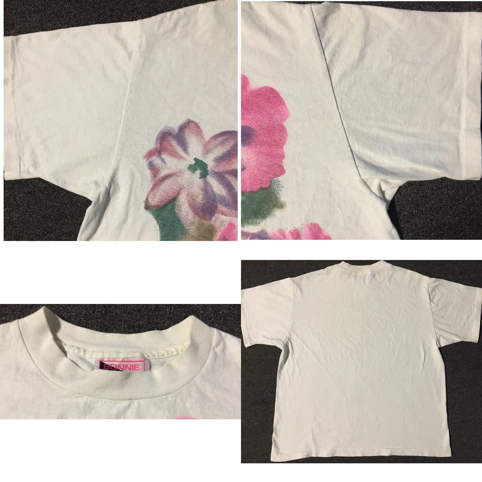 Vintage VINTAGE 90s Abstract Flower Art Faded Shirt S USA AOP Single Stitch Unisex T-Shirt White Small USA Hip Hop Surf Skate Grunge 80s 90s Flower Art Size US S / EU 44-46 / 1 - 8 Thumbnail