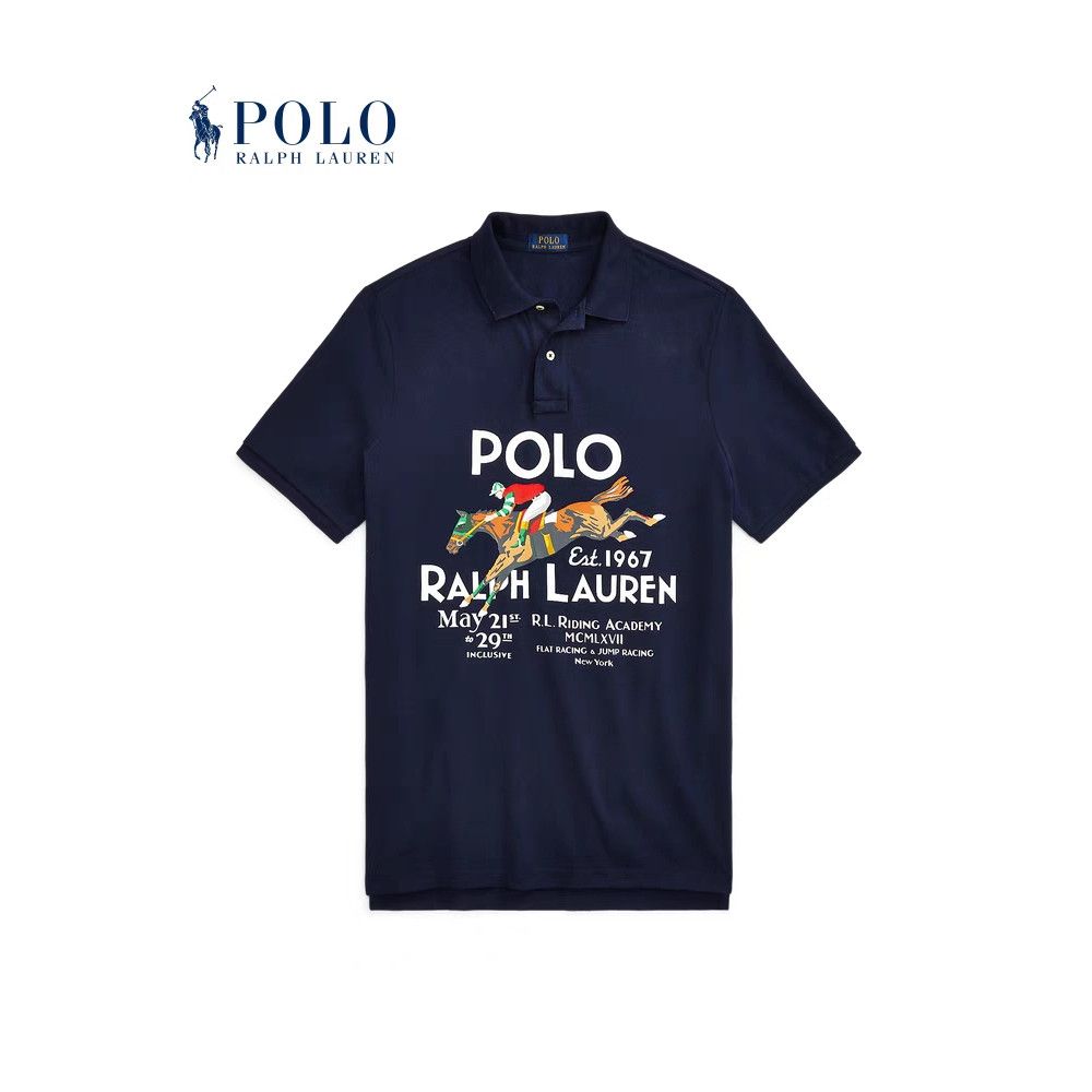 Polo Ralph Lauren Rare Ralph Lauren Polo cotton short-sleeved men's top Size US L / EU 52-54 / 3 - 1 Thumbnail