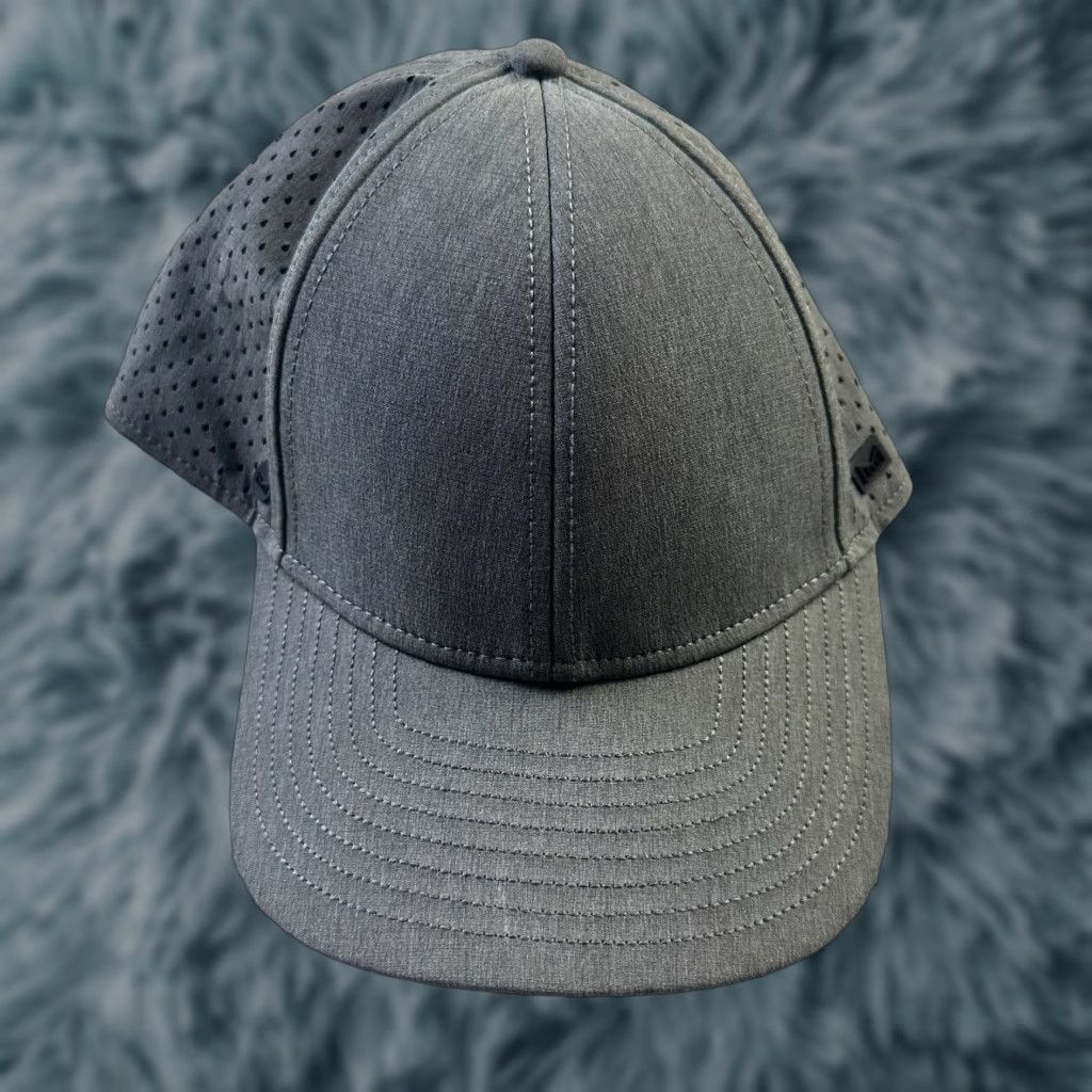 melin Melin Hat Cap Mens Adjustable Gray Classic Strap Back A Game Hydro Baseball Cap Size ONE SIZE - 1 Thumbnail