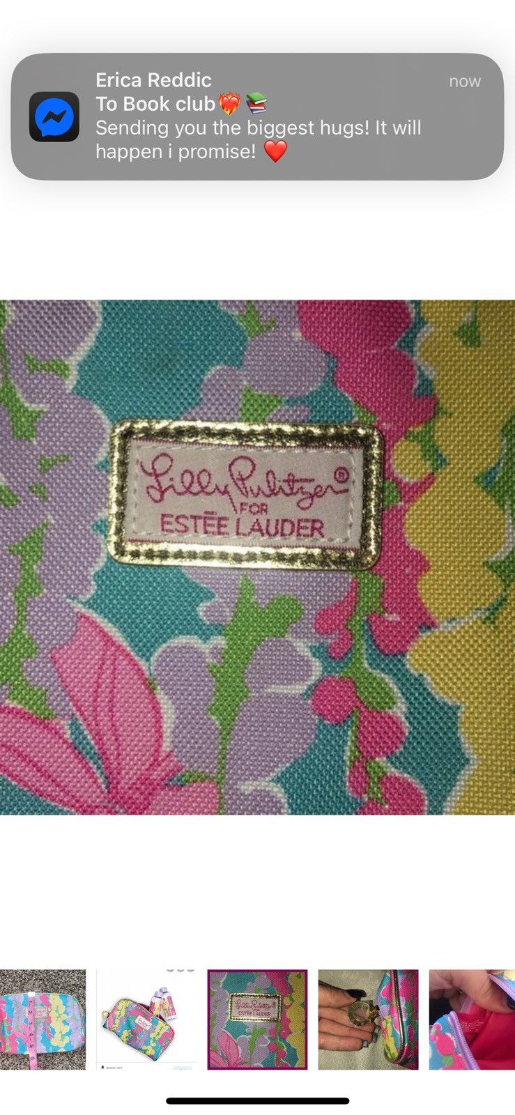 Lilly Pulitzer Lilly Pulitzer X Estée Lauder snapdragon cosmetic pouch Size ONE SIZE - 2 Thumbnail