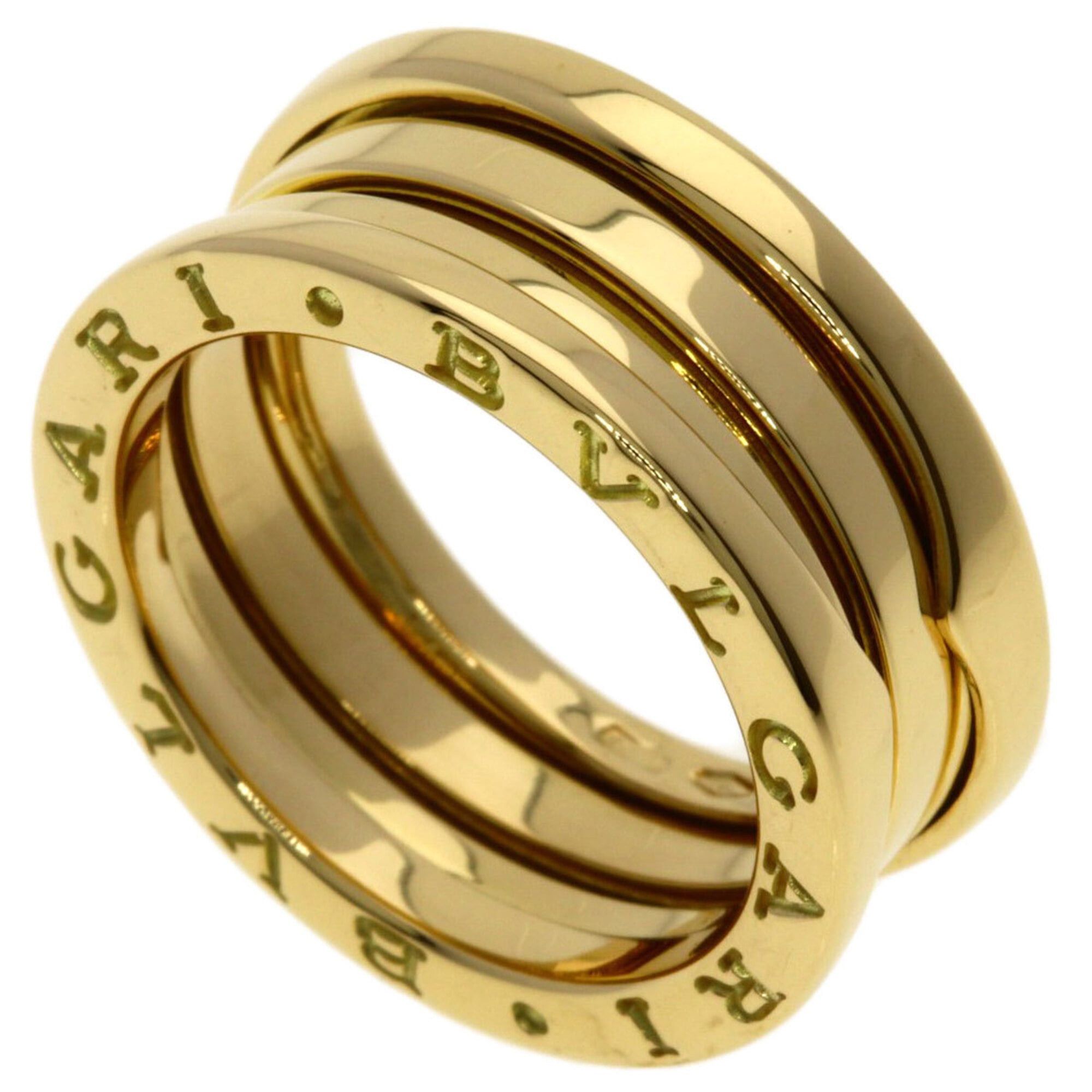 Bvlgari BVLGARI B-zero1 2-band ring #53, 18K yellow gold, women's. Size ONE SIZE - 1 Thumbnail
