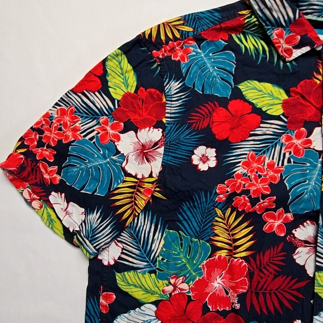 Original Penguin Original Penguin Hawaiian Shirt Floral Tropical Large Size US L / EU 52-54 / 3 - 3 Thumbnail