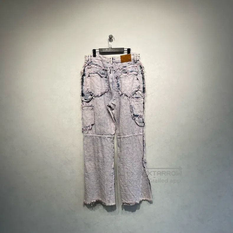 Louis Vuitton Louis Vuitton Purple Fringe Destroy Jeans Size US 32 / EU 48 - 2 Thumbnail