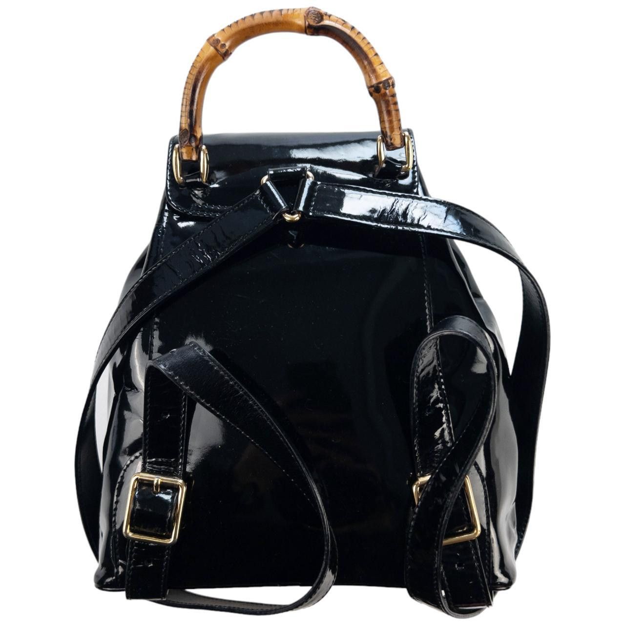 Gucci Vintage Gucci Bamboo Small Backpack Size ONE SIZE - 2 Thumbnail