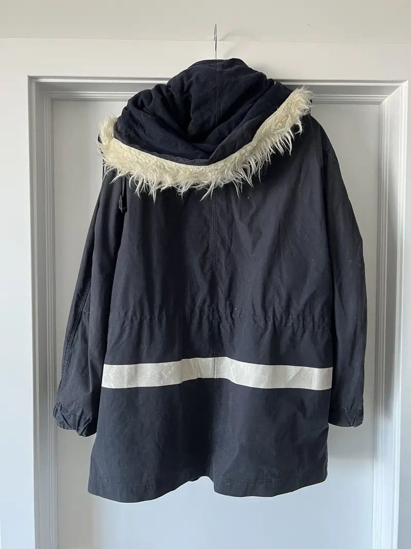 Helmut Lang AW 1997 PAINT STRIPE MILITARY MODS PARKA WITH LINER Size US XL / EU 56 / 4 - 3 Thumbnail