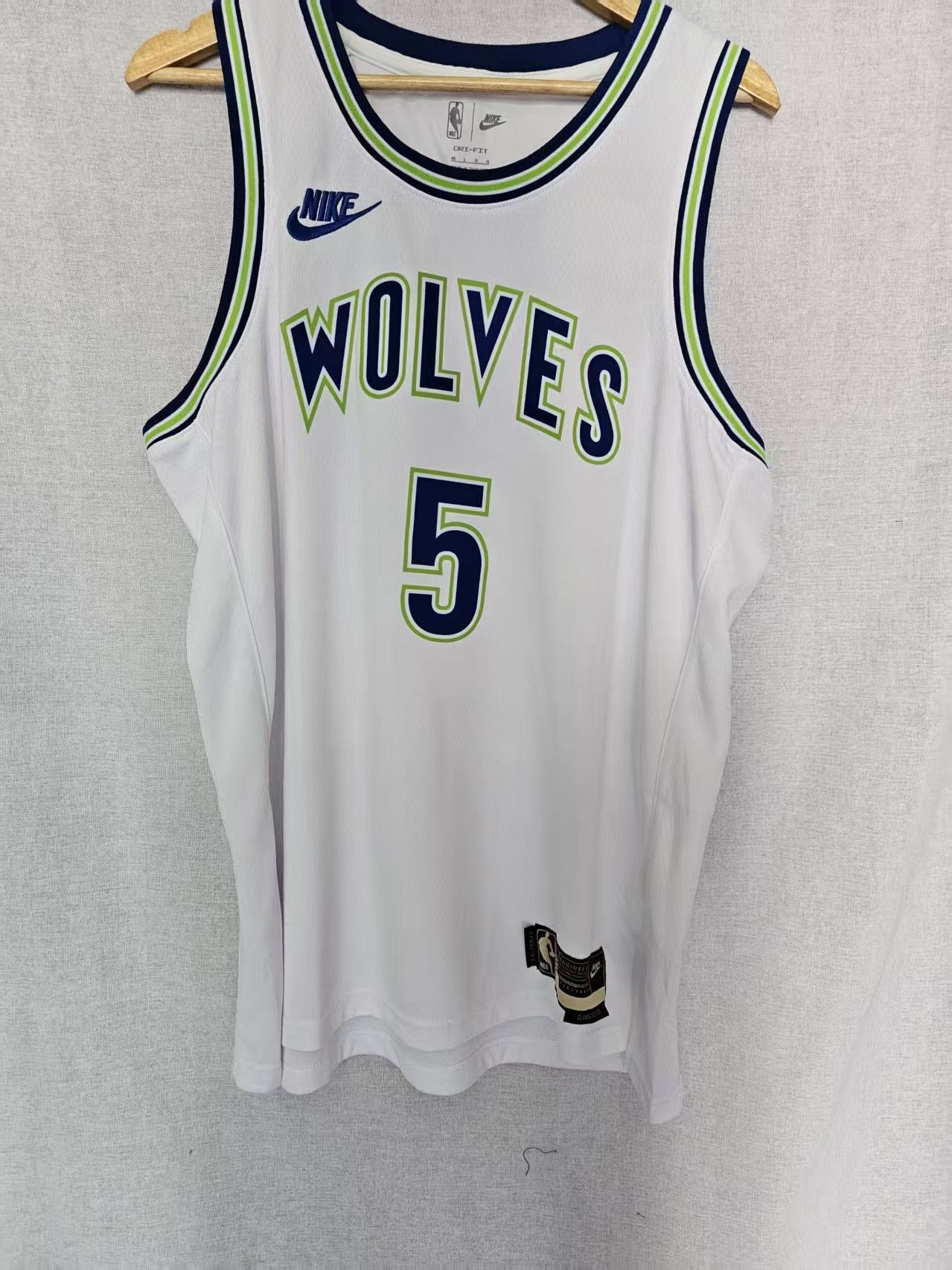 NBA Timberwolves 5 Anthony Edwards Jersey XXL Size US XXL / EU 58 / 5 - 2 Thumbnail