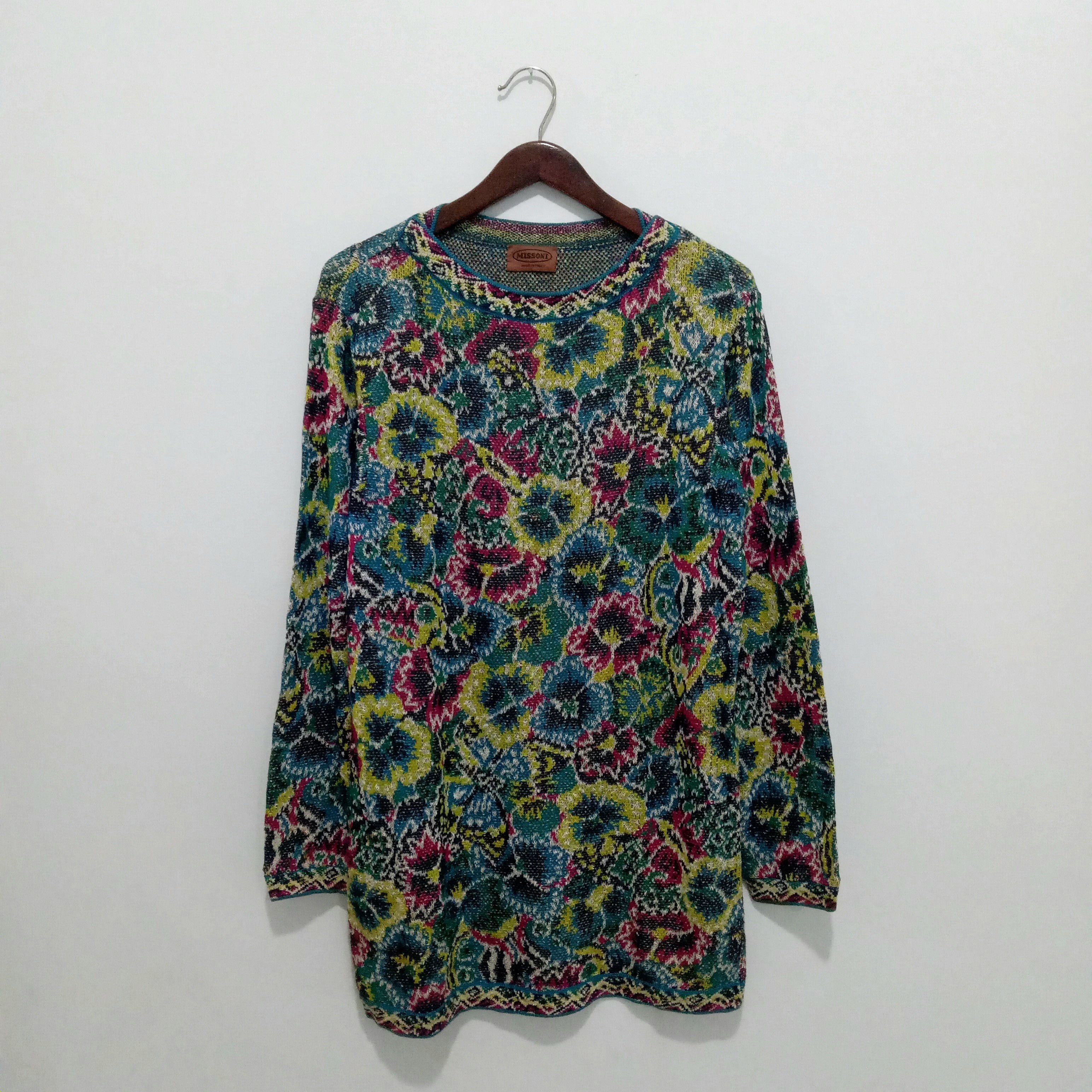 Coogi × Missoni Missoni knitwear 3d flower multi color Size US L / EU 52-54 / 3 - 1 Thumbnail