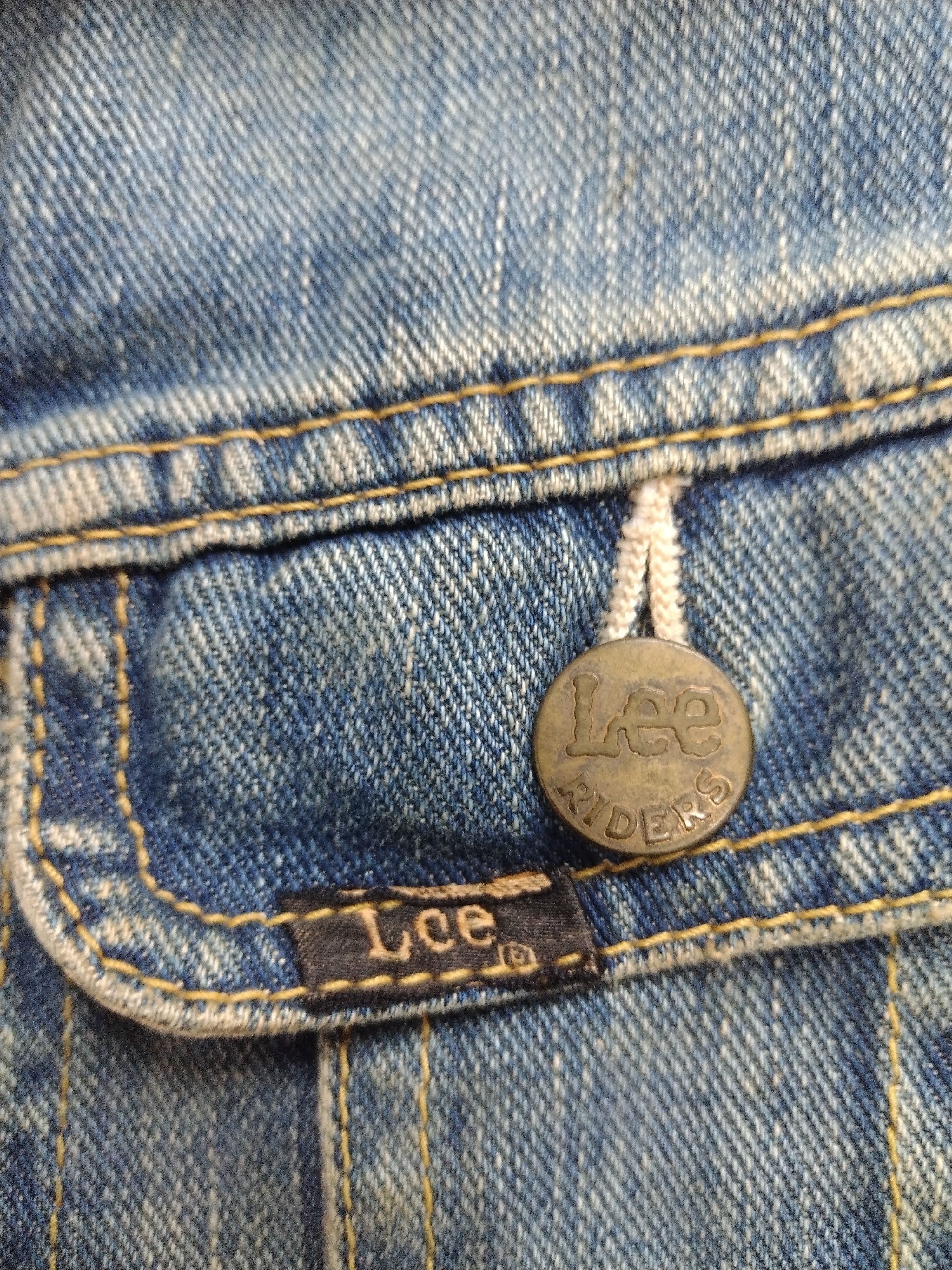 Lee Vintage steals Distressed Design LEE RIDERS Denim Jacket Size M / US 6-8 / IT 42-44 - 13 Thumbnail