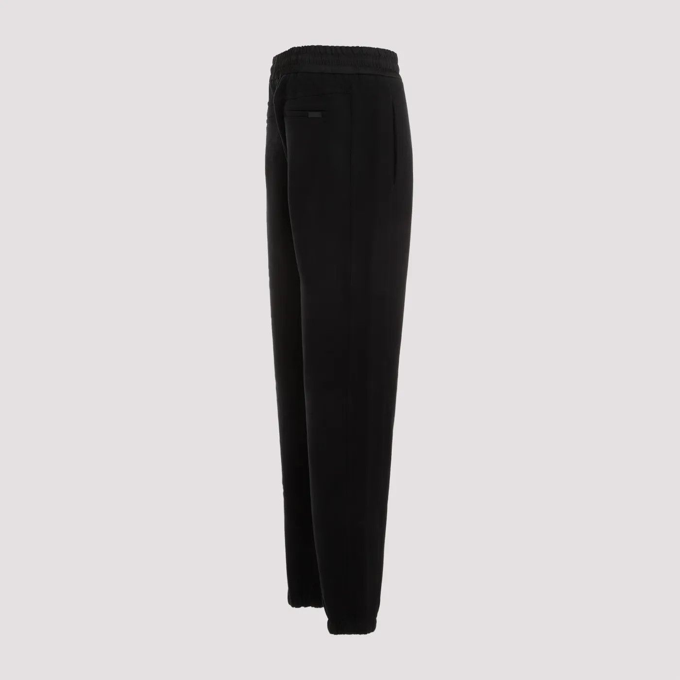 Saint Laurent Paris oc11z1225 778059 Sweatpants & Joggers in Fleece in Black Size US 38 / EU 54 - 3 Thumbnail