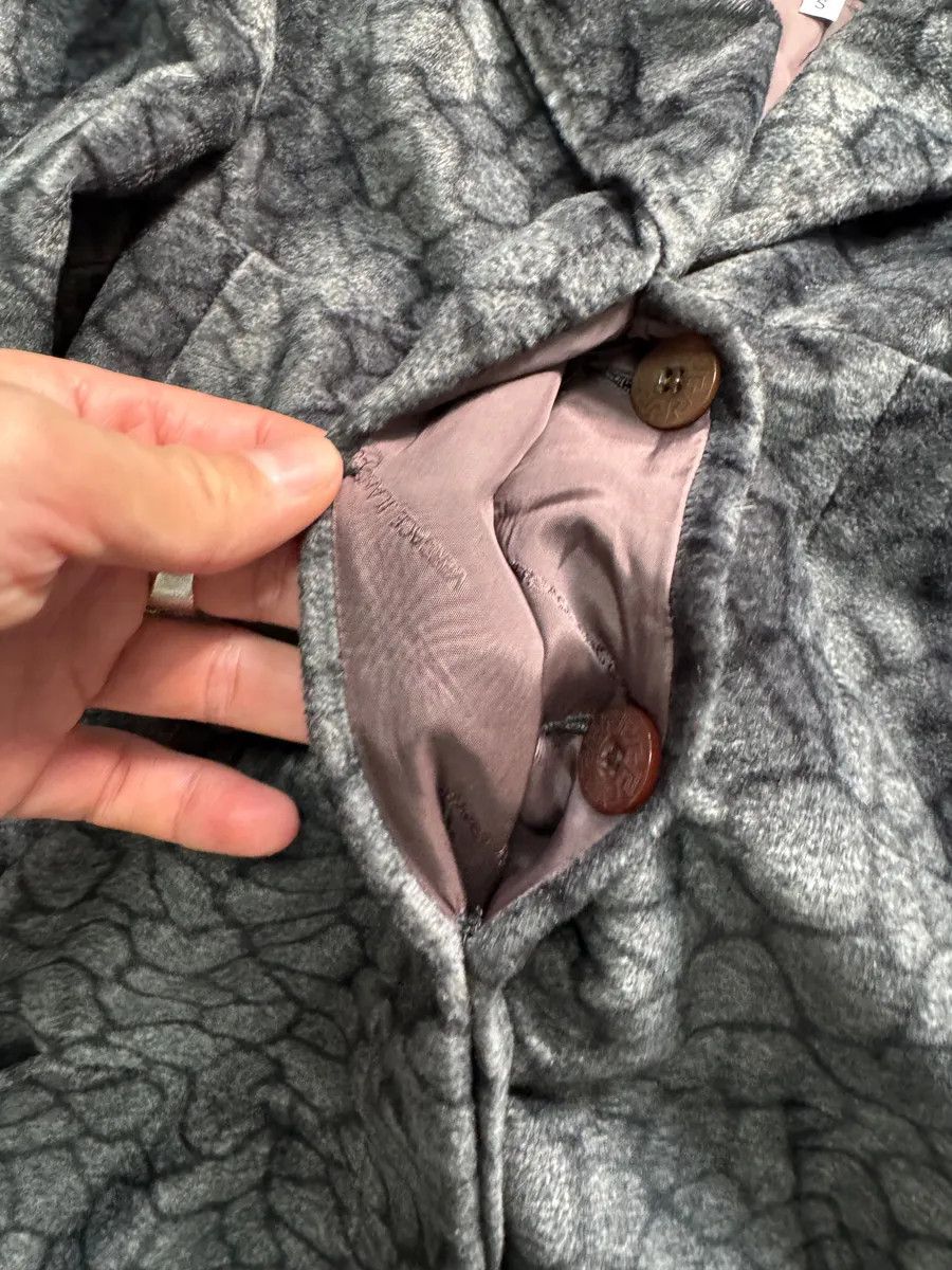 Versace 2000s Versace Grey Dark Shell Long Coat Size US XS / EU 42 / 0 - 7 Thumbnail