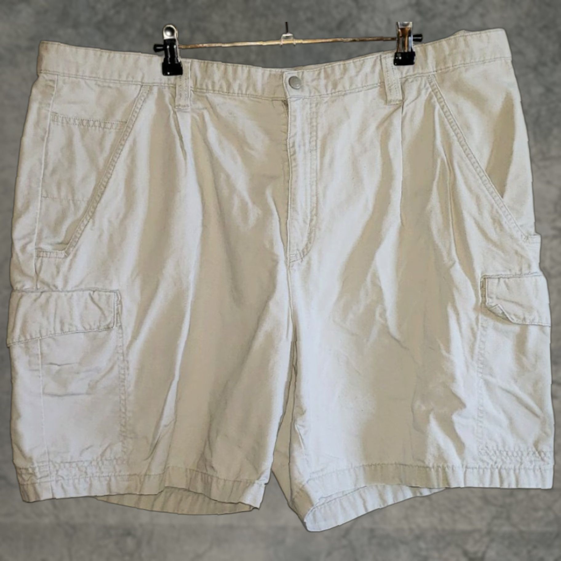 Vintage Columbia Cargo Hiking Shorts Men 42 Beige 6 Pockets RN69724 CA05367 #1029 Size US 42 / EU 58 - 1 Thumbnail