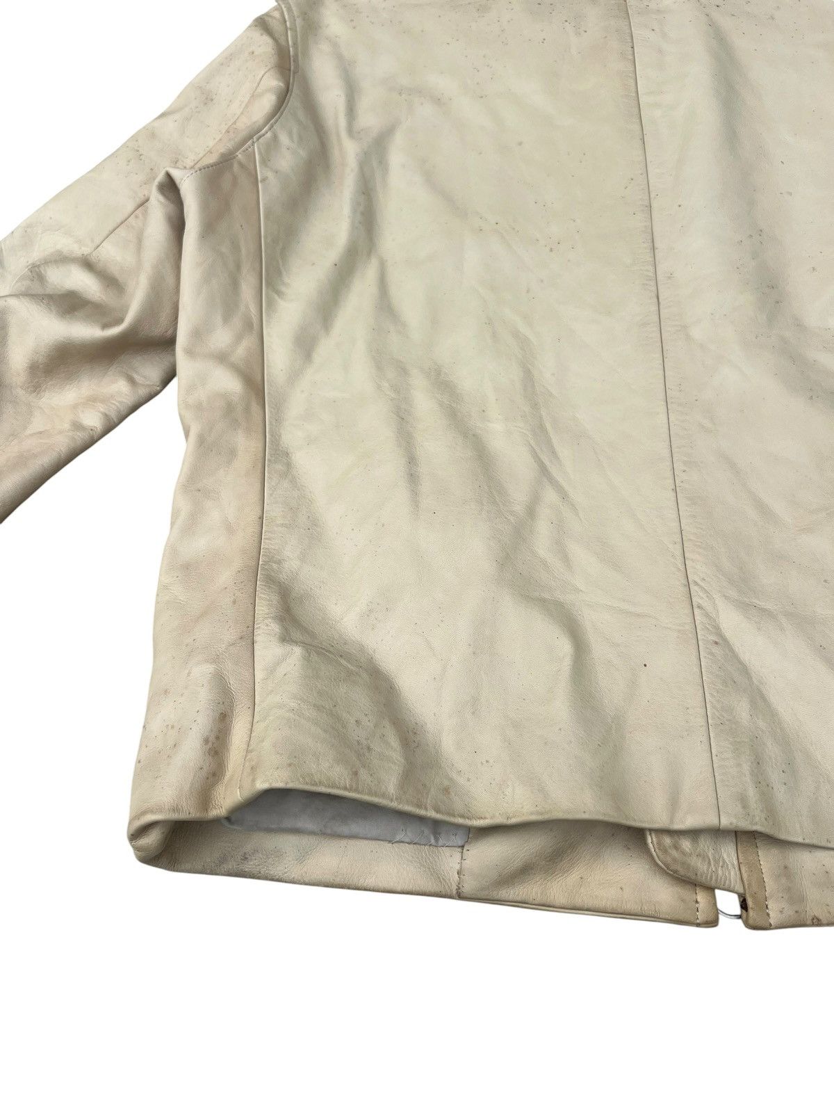 Leather VTG Max Fritz Japan Dirty Patina Cow Leather Racer Jacket Size US M / EU 48-50 / 2 - 22 Thumbnail