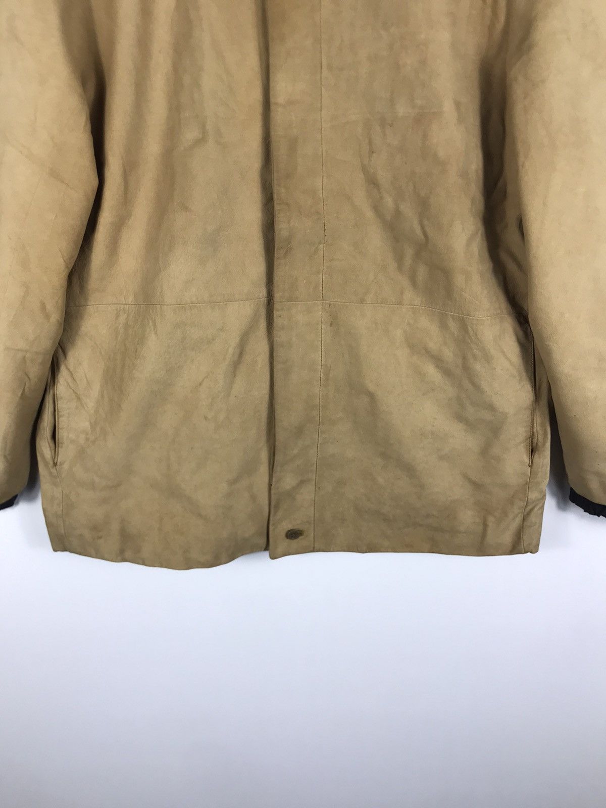 Japanese Brand × Vintage ⚡️Vintage D’Urban Leather Button Shirt Jacket Size US L / EU 52-54 / 3 - 5 Thumbnail
