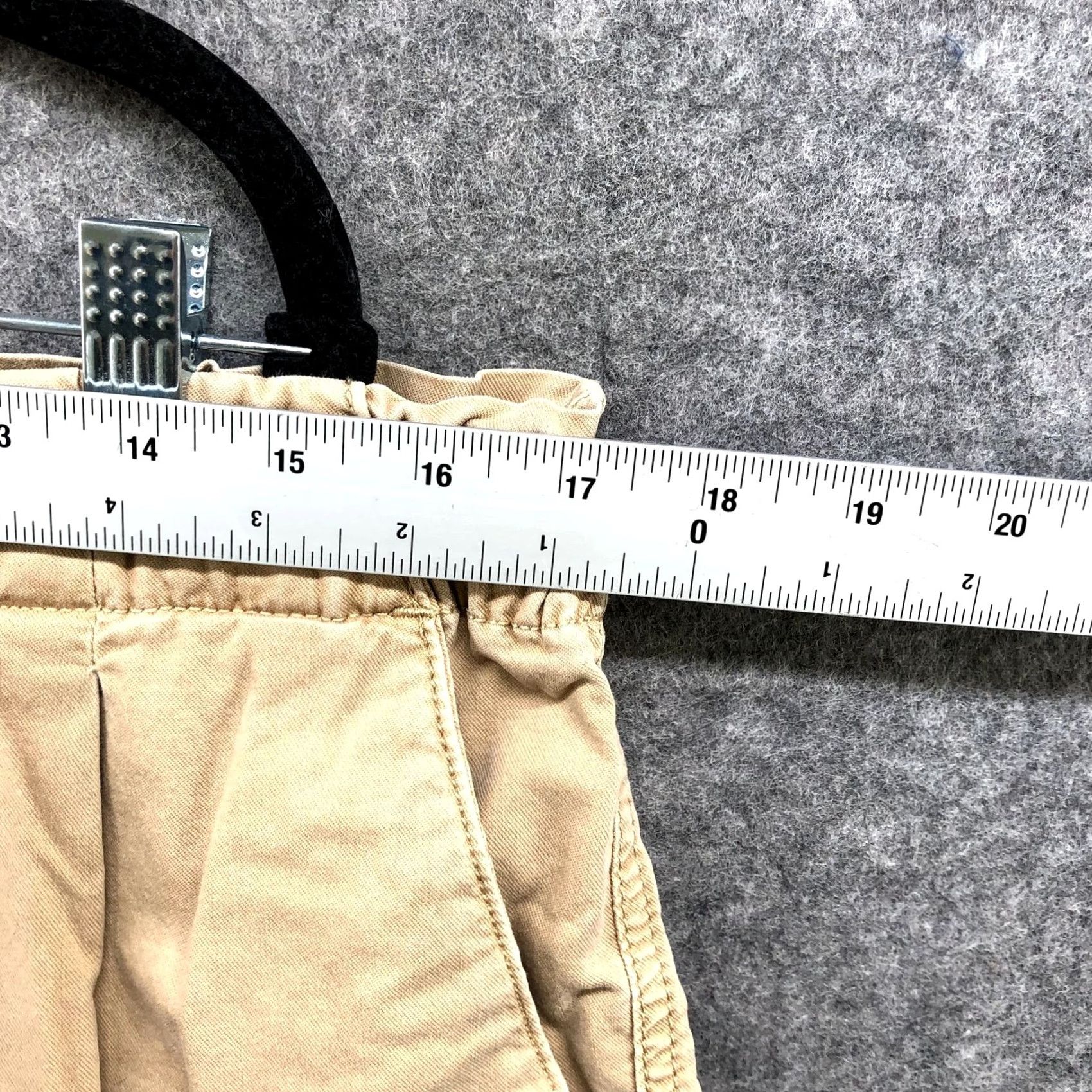 Loft Loft Chino Shorts Womens L Beige High Rise Relaxed Size 36" / US 14 / IT 50 - 4 Thumbnail