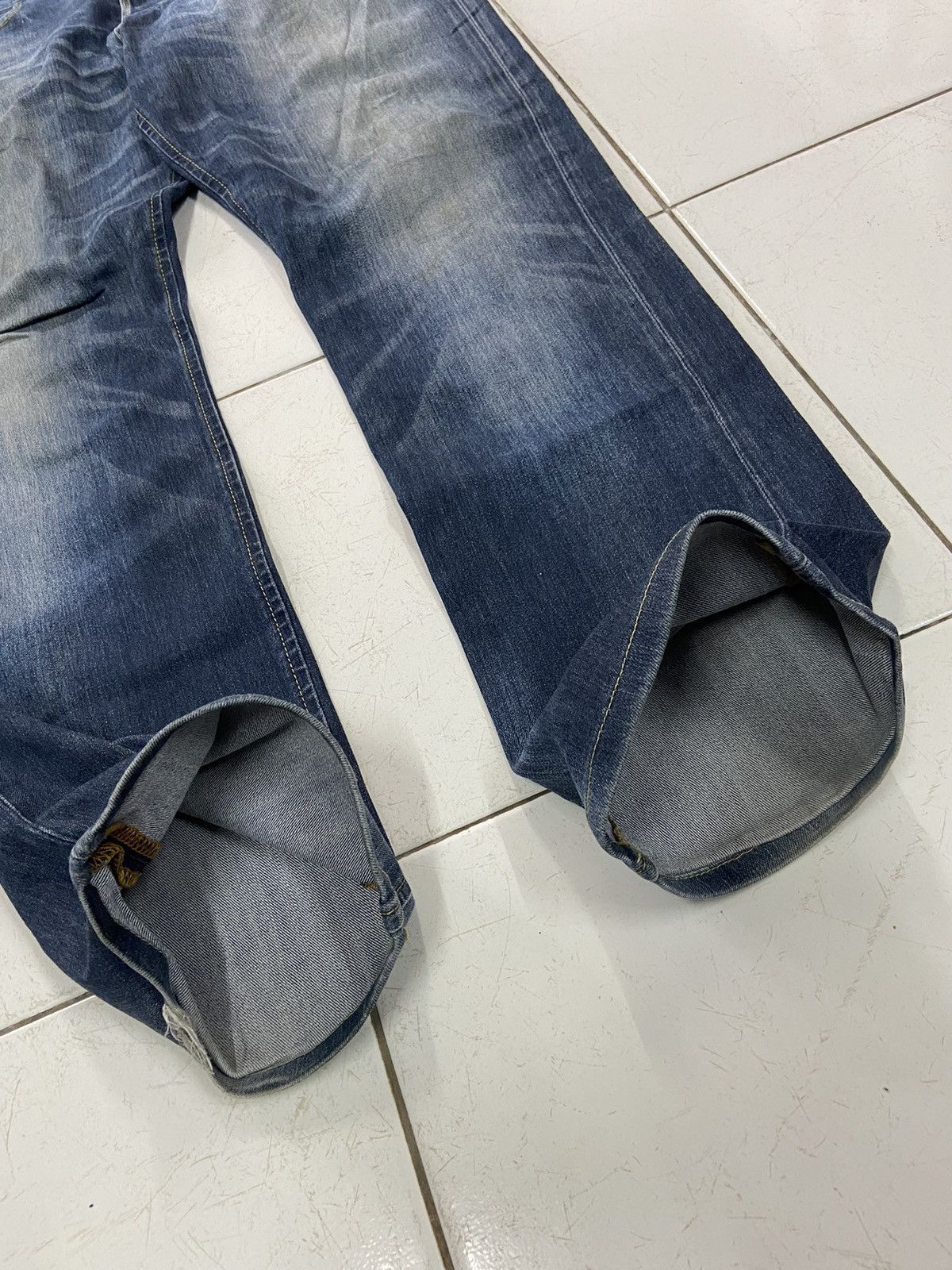 Japanese Brand BACK NUMBER RELAXY DENIM JEANS Size US 32 / EU 48 - 3 Thumbnail