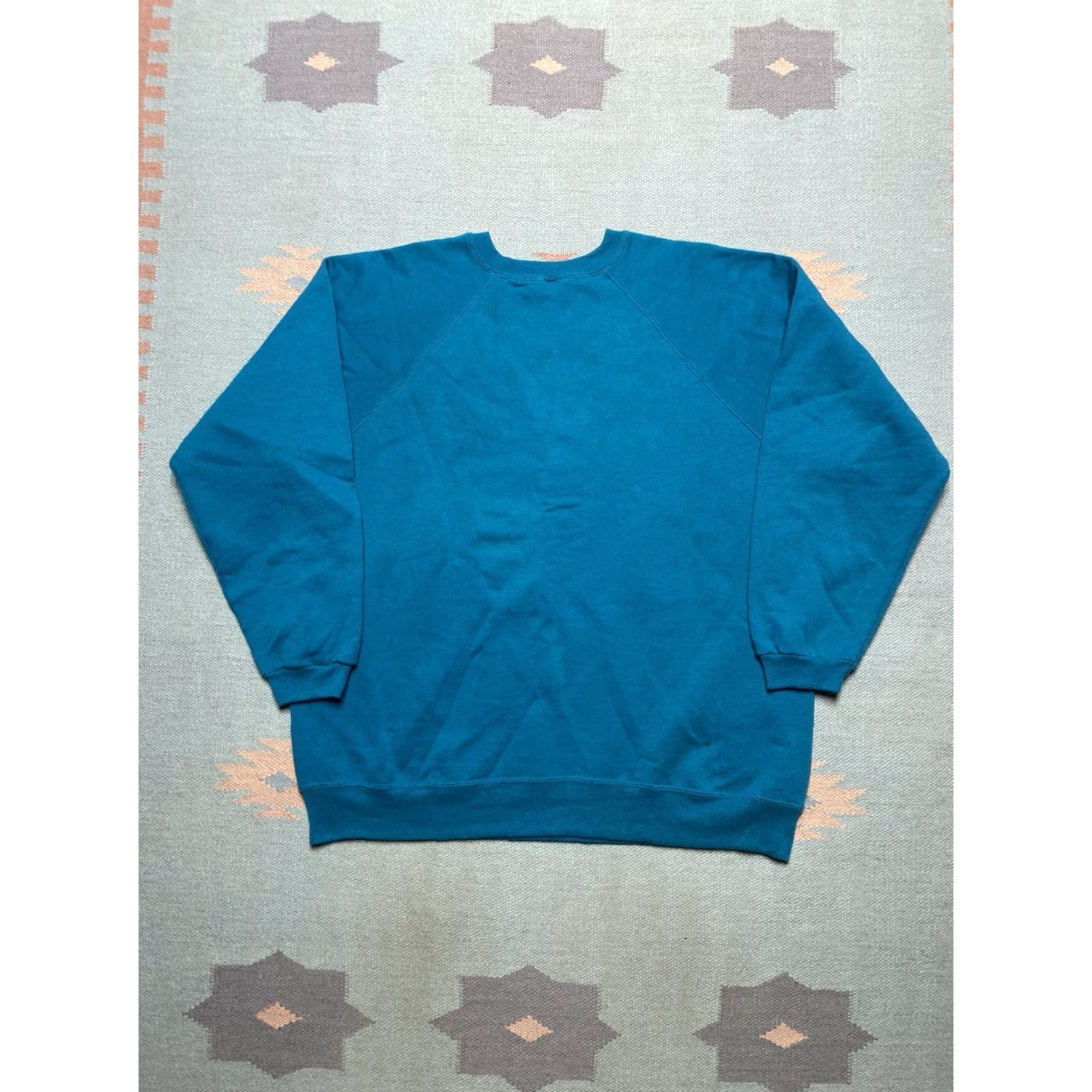 Vintage VINTAGE Sweatshirt Christmas XL Men Crewneck Blue Pullover Ugly Handmade Holiday Halloween Size US XL / EU 56 / 4 - 4 Thumbnail