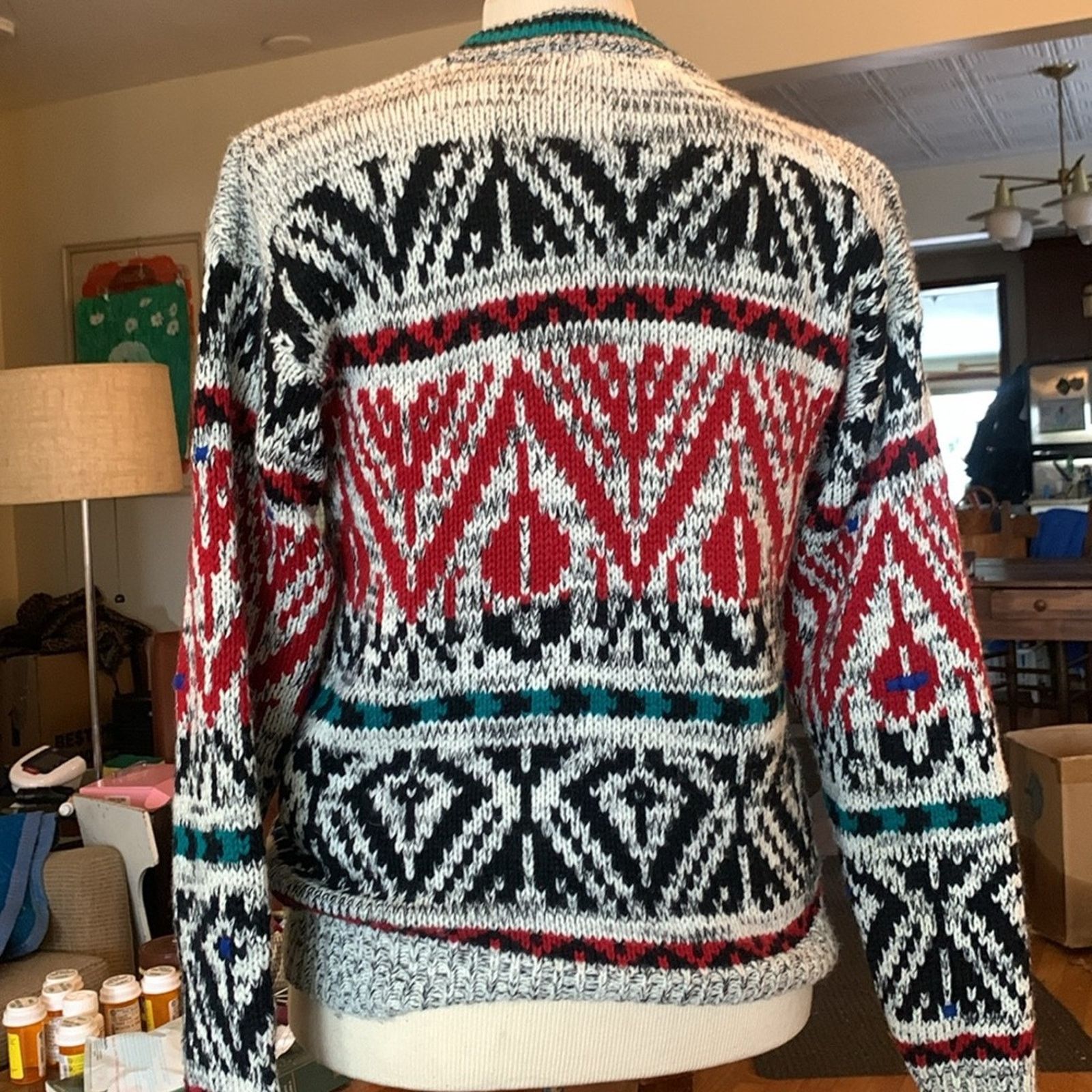 Botany 500 80's Botany 500 aztec tribal ethnic pullover sweater Size US M / EU 48-50 / 2 - 4 Thumbnail