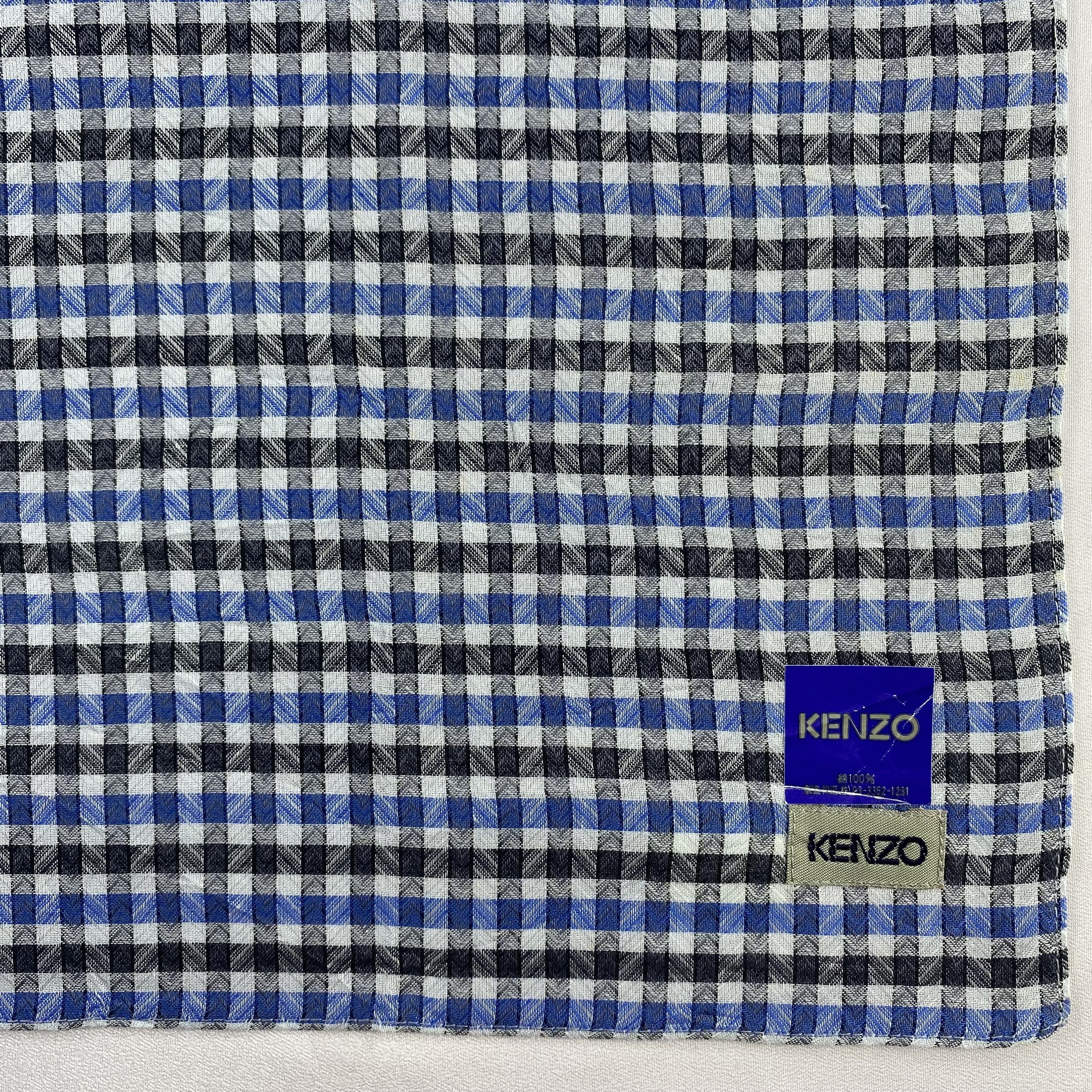 Kenzo × Vintage Kenzo Handkerchief / Neckerchief / Bandana-P1620 Size ONE SIZE - 3 Thumbnail