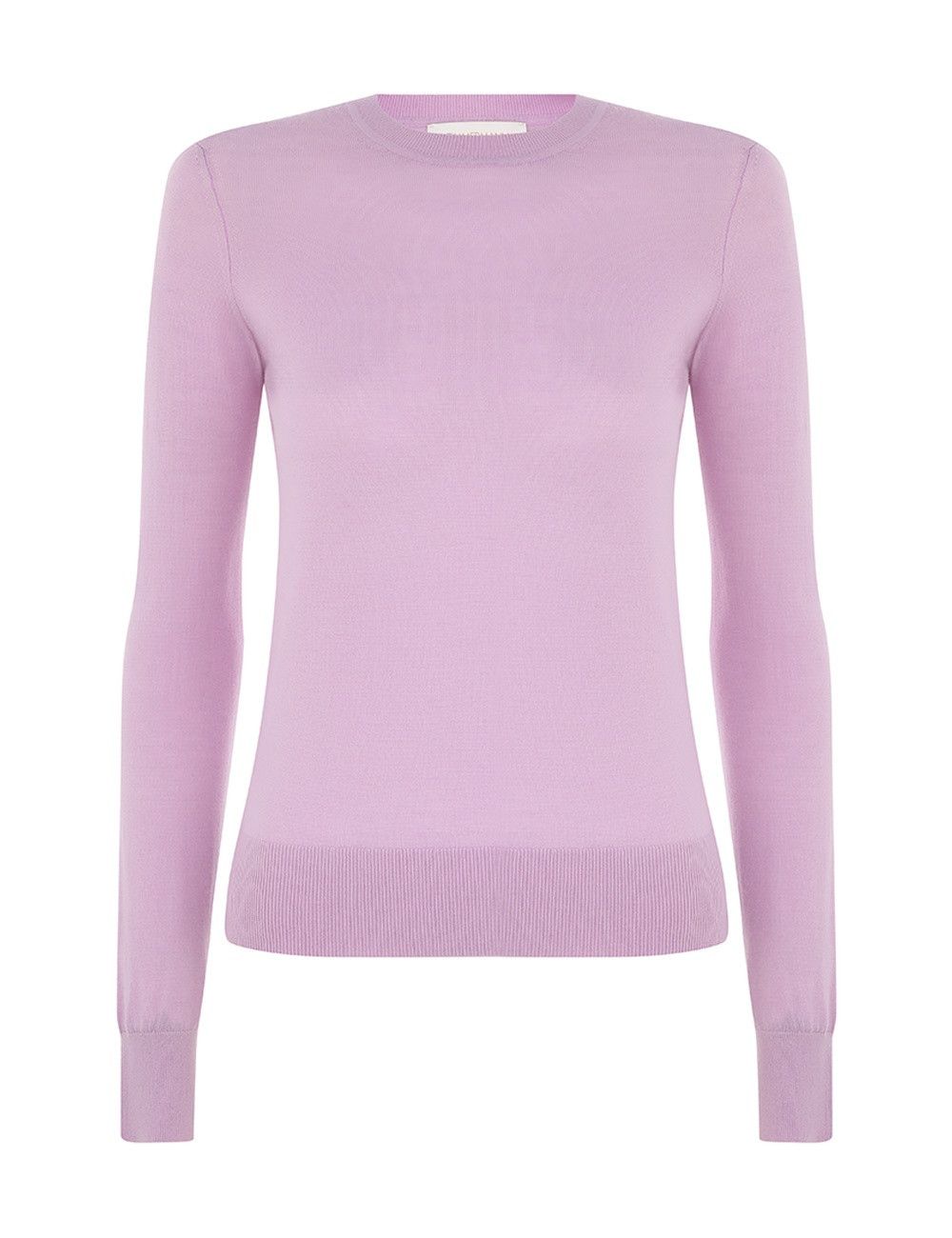 Zimmermann oc11z0825 Classic Crew Neck Sweater in Lilac Size L / US 10 / IT 46 - 1 Thumbnail
