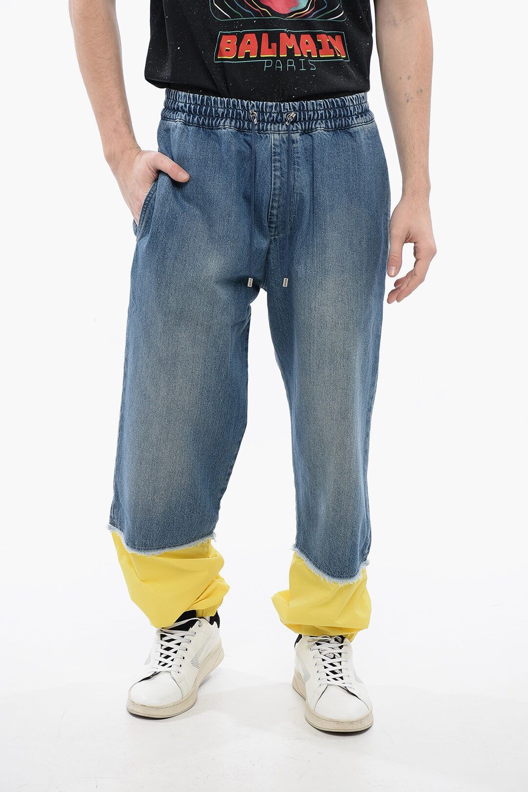og1mm0325 Gaucho Short Denim in Blue