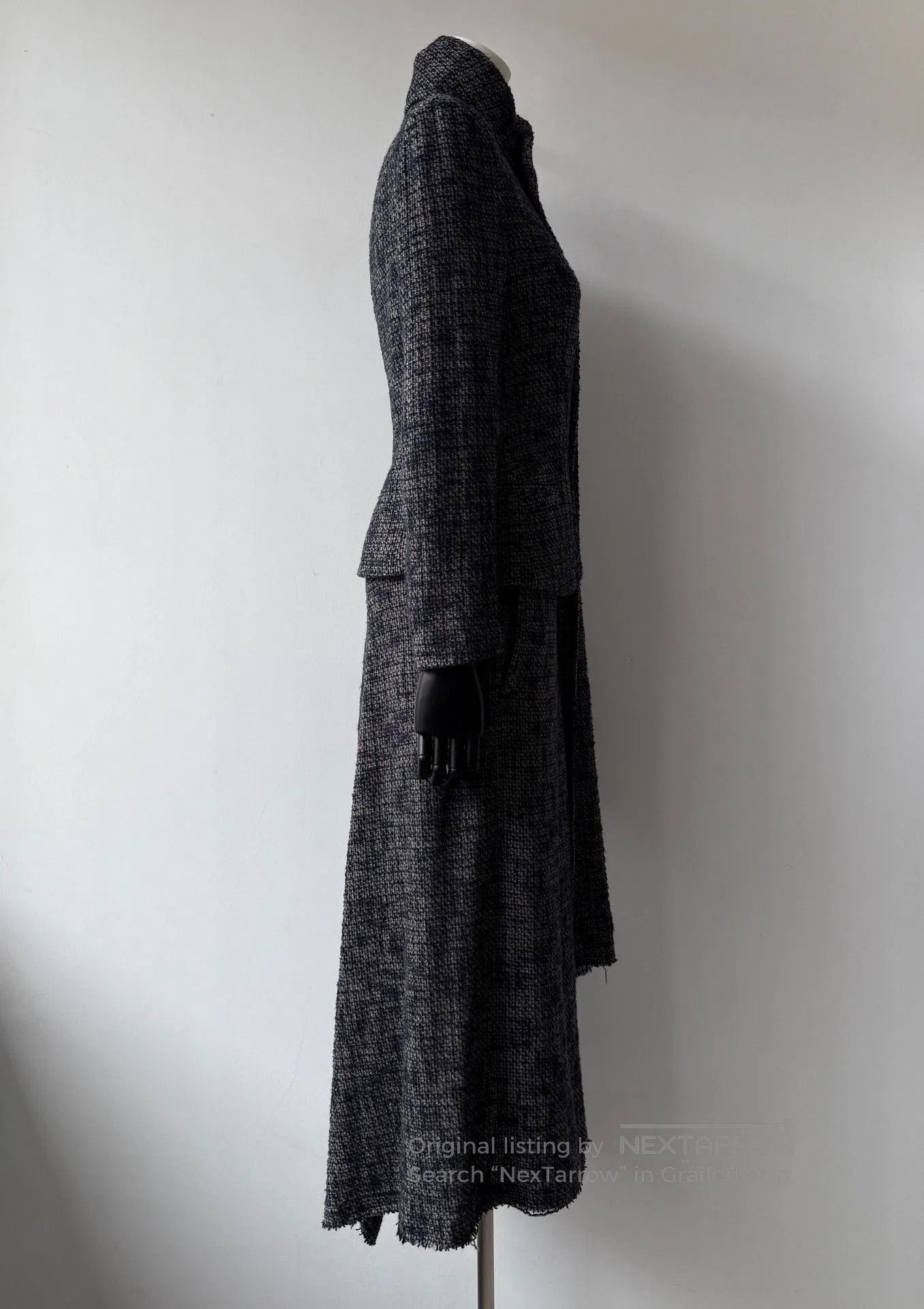 Yohji Yamamoto Yohji Yamamoto Noir 17AW Tweed Suit Dress Set. Size M / US 6-8 / IT 42-44 - 6 Thumbnail