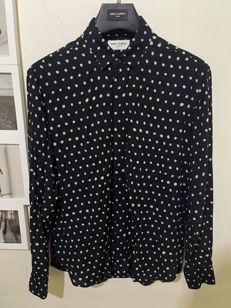 Saint Laurent Paris Saint Laurent Paris size 38 17ss Genuine Star Splash Ink Si Size US M / EU 48-50 / 2 - 1 Thumbnail