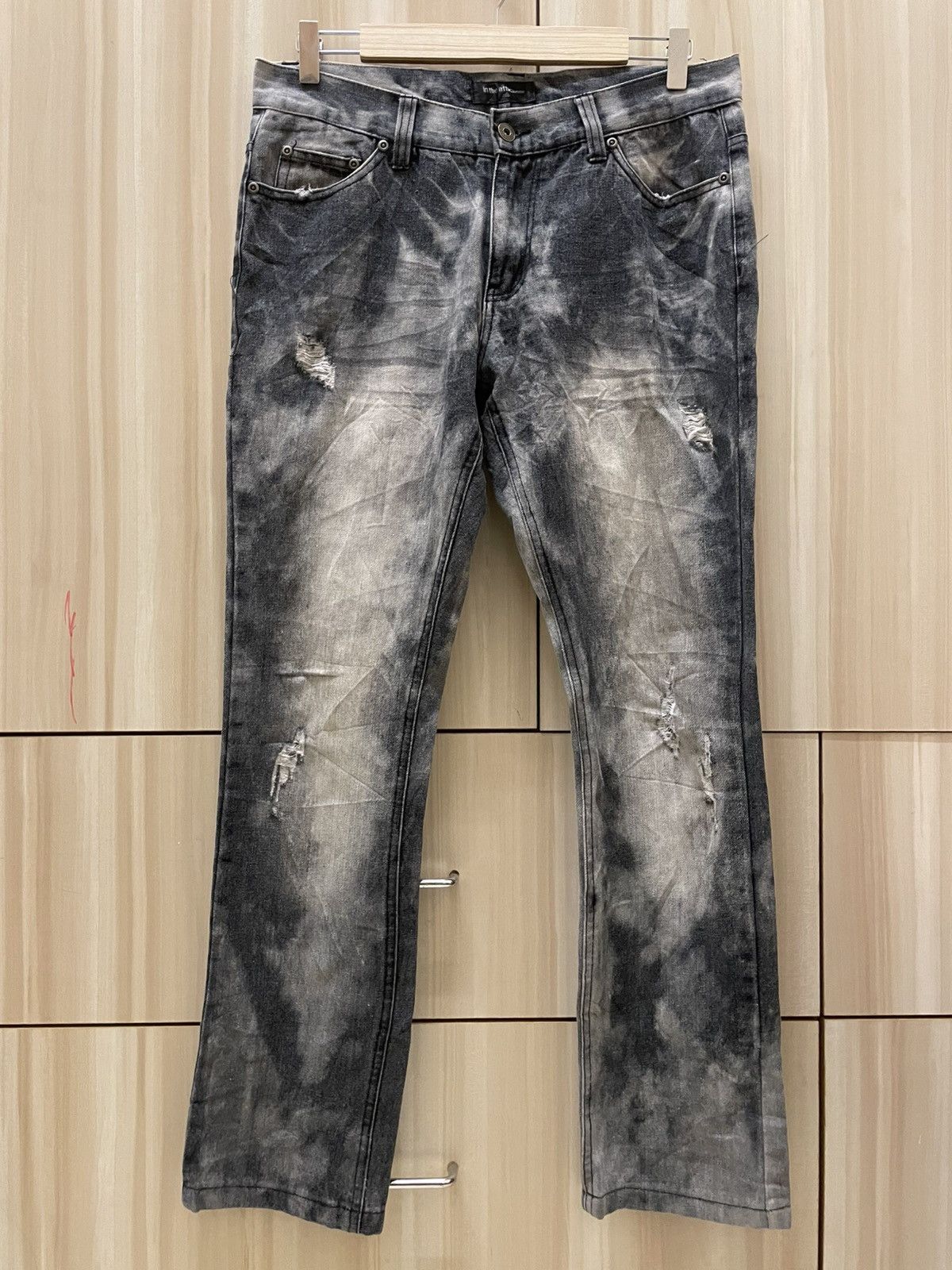 In The Attic In The Attic Black Bleach Denim Size US 32 / EU 48 - 1 Thumbnail