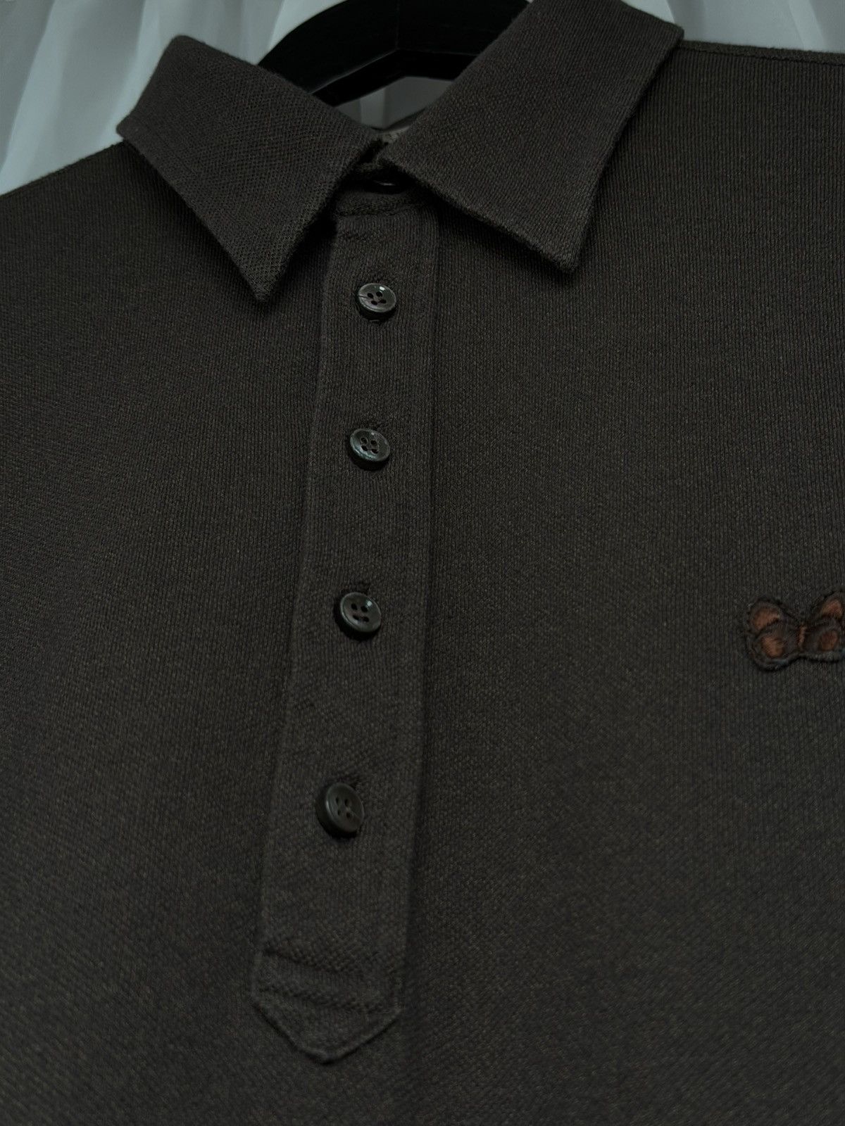Bottega Veneta BOTTEGA VENETA Butterfly Logo Polo Shirt Cotton Sweater long Size US M / EU 48-50 / 2 - 8 Thumbnail