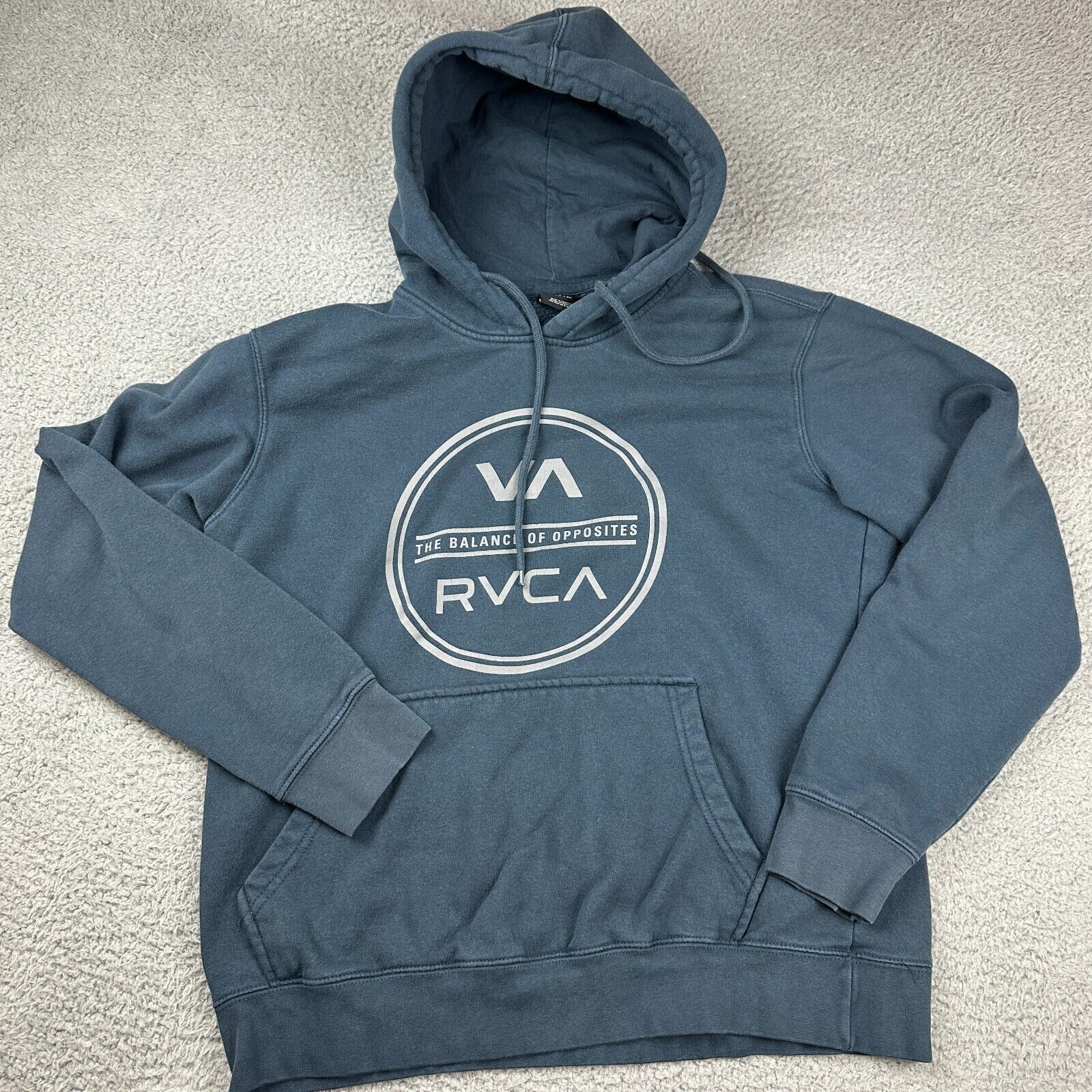 RVCA RVCA Adult S Front Logo Graphics Pullover Casual Hoodie Men Size US S / EU 44-46 / 1 - 1 Thumbnail