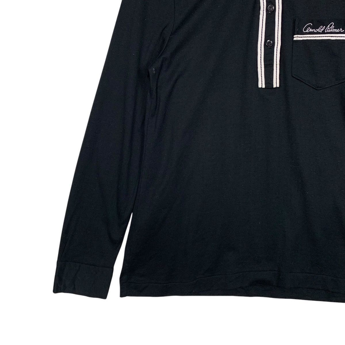 RENOWN ARNOLD PALMER Retro Long Sleeve Polos Shirt #2614-C117 Size L / US 10 / IT 46 - 3 Thumbnail