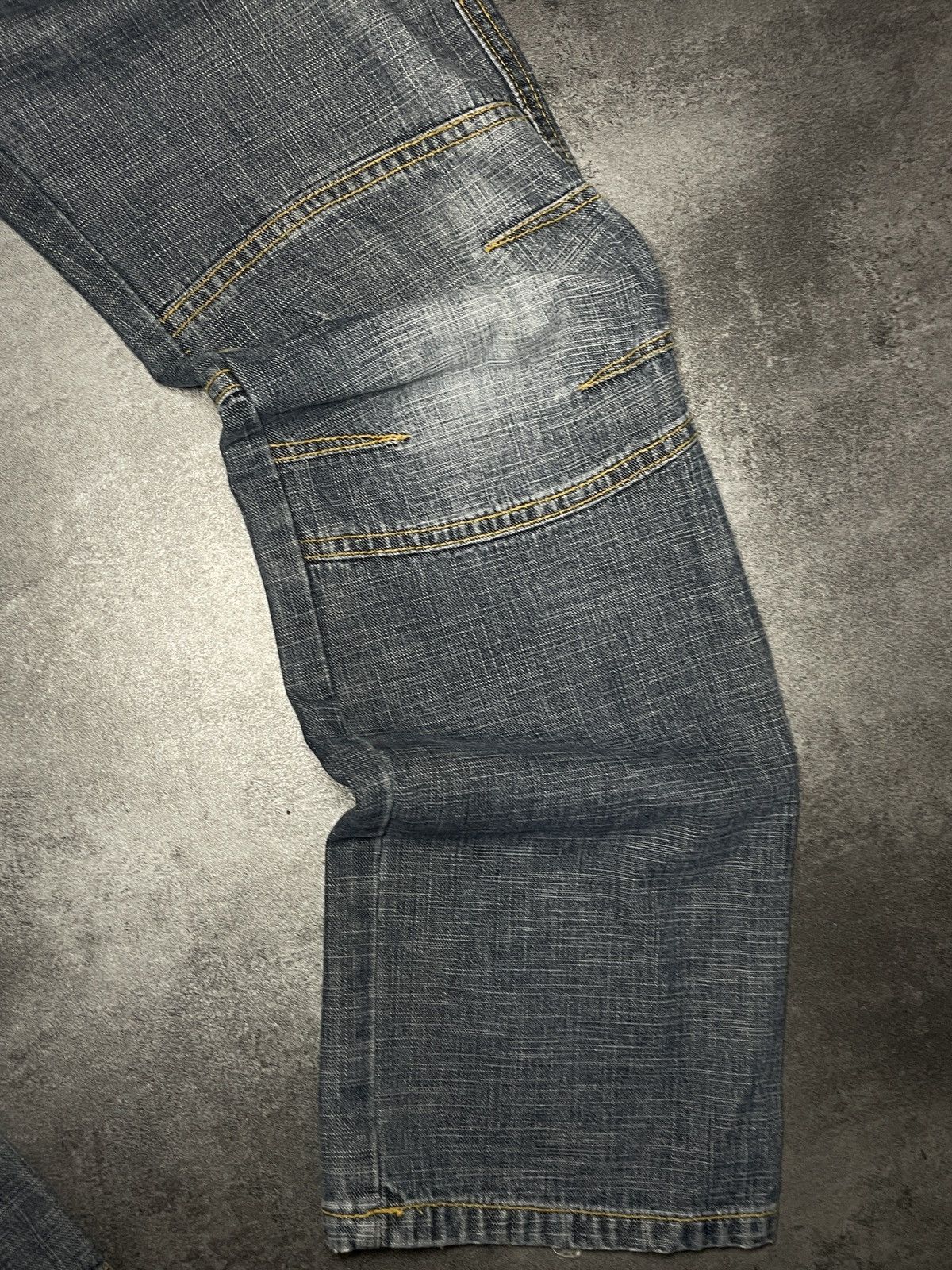 Vintage 🔥RARE🔥Vintage Y2K Denim Wide Pants Rare Hype Streetwear Size US 32 / EU 48 - 5 Thumbnail