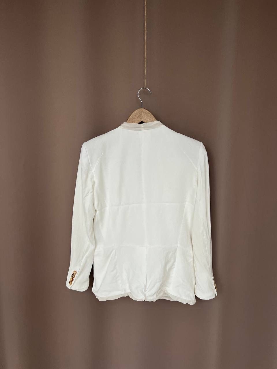 Helmut Lang Helmut Lang Padded One Button Viscose Blazer Size 4 or S/M Size S / US 4 / IT 40 - 7 Thumbnail