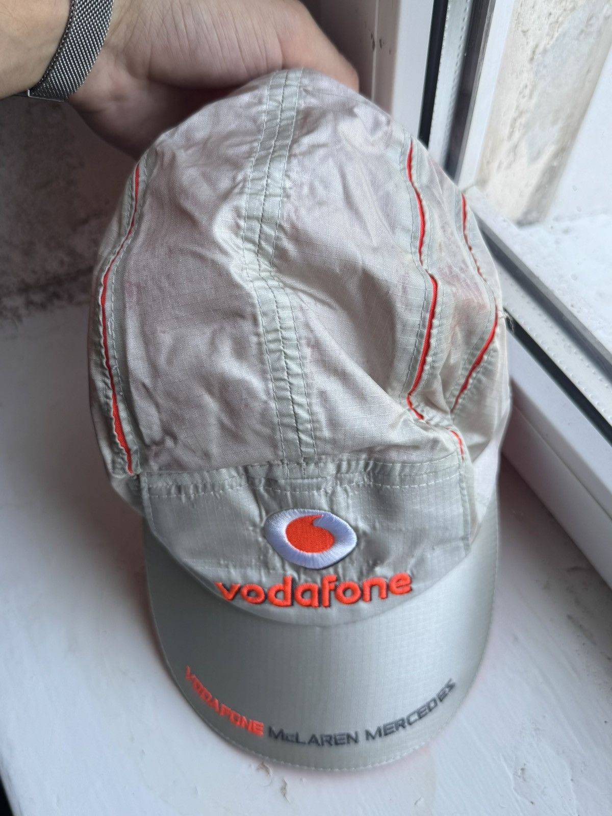 Mercedes-Benz Vodafone McLaren Mercedes 5-Panel Cap Hamilton F1 Vintage Size ONE SIZE - 8 Thumbnail