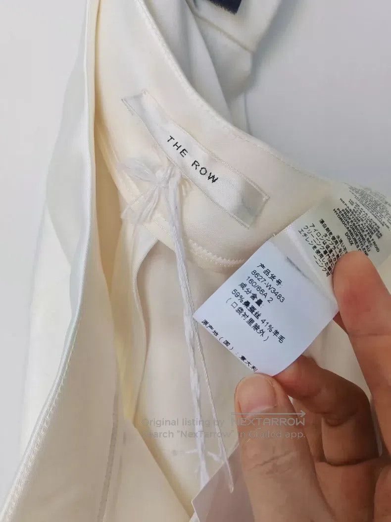 The Row The row size 2 Mulberry silk and wool casual pants Size 22" - 5 Thumbnail