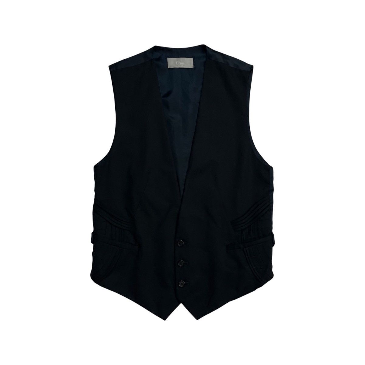 Dior AW 2006 Dior Homme Sculpted Tailoring Vest by Hedi Slimane Size 48R - 3 Thumbnail