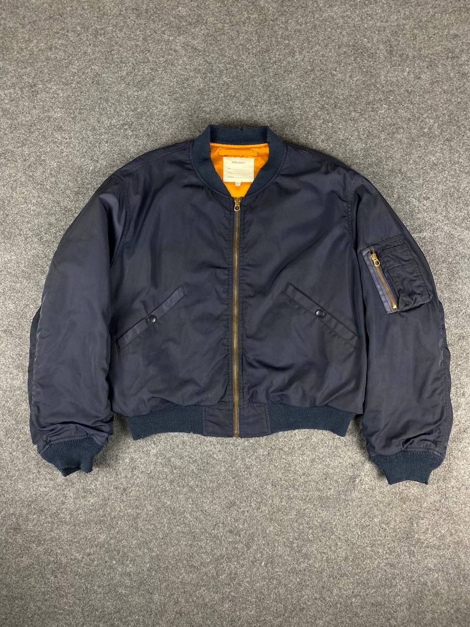 Japanese Brand moussy japanese brand bomber jacket nice design Size US XL / EU 56 / 4 - 1 Thumbnail