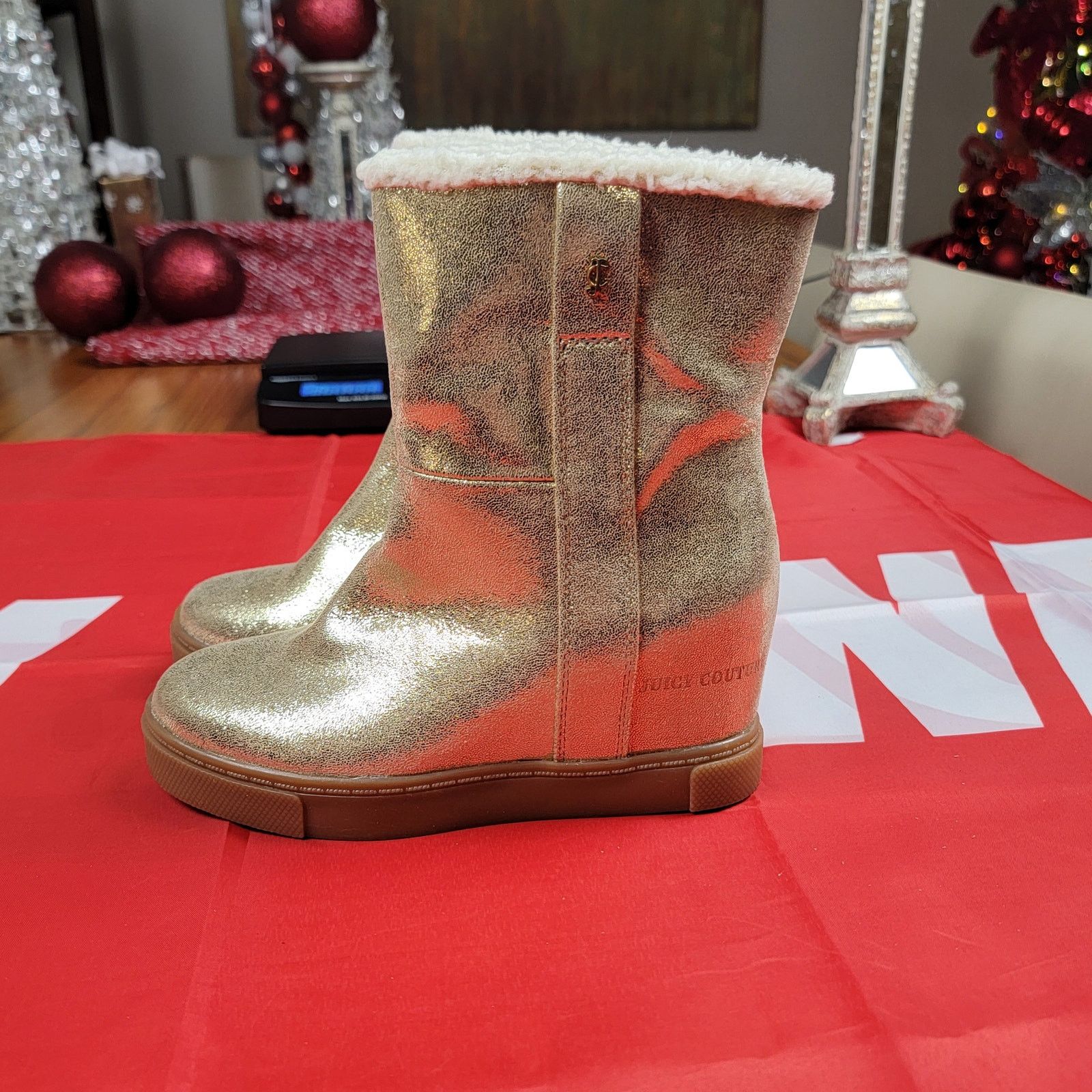 Juicy Couture Juicy Couture Linn Boots Dusty Gold (Sz 6B) Size US 6 / IT 36 - 2 Thumbnail