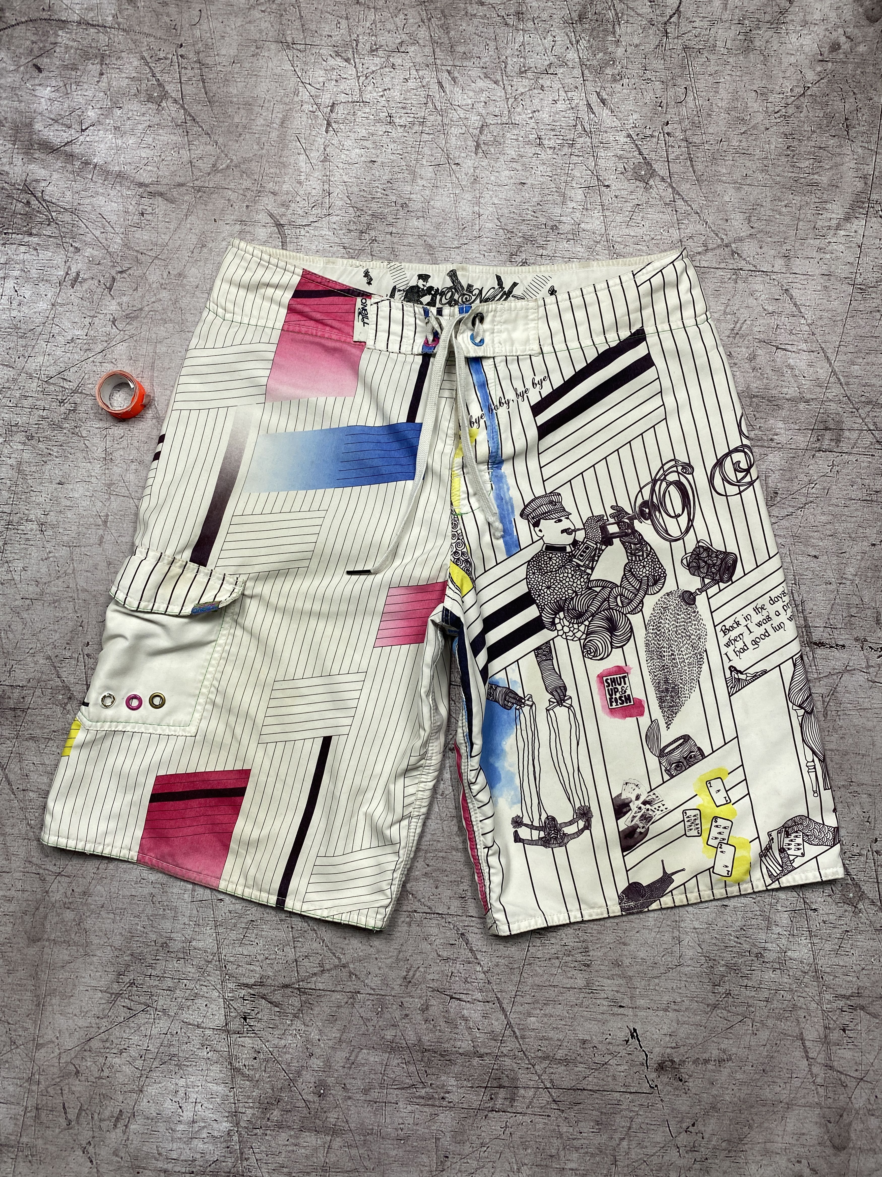 O'Neill × Vintage Oneill Vintage Mens Swimming Shorts Size US 34 / EU 50 - 1 Thumbnail